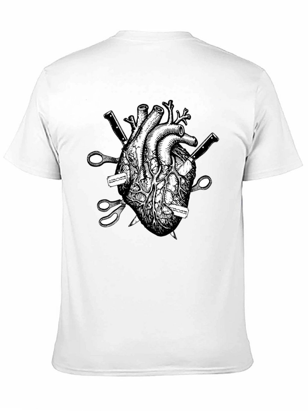 Anatomical Heart Knives T-Shirt