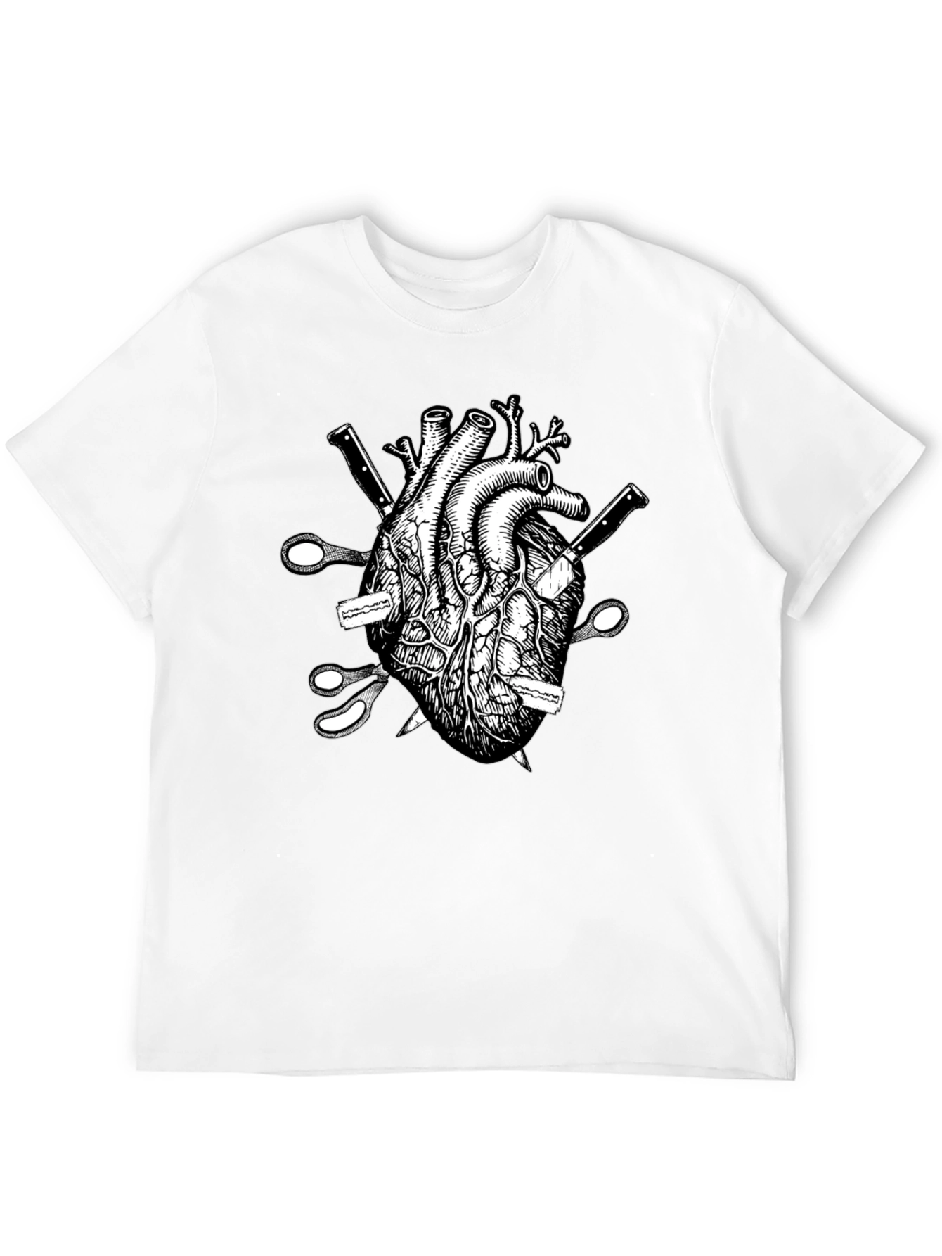 Anatomical Heart Knives T-Shirt