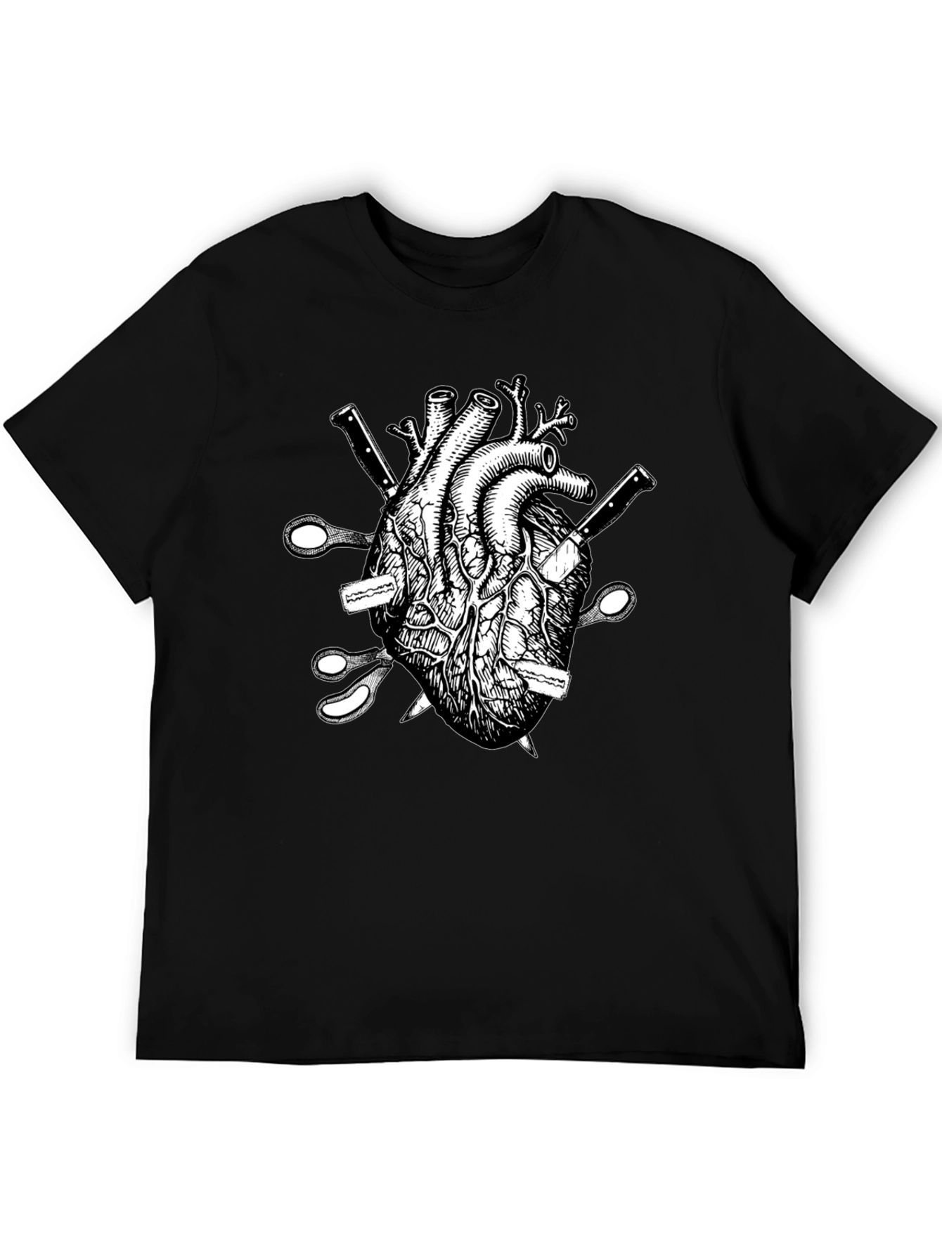 Anatomical Heart Knives T-Shirt