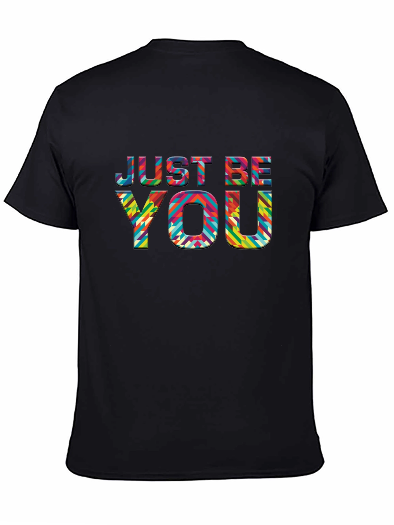 Just Be You Graphic Tee - Stylish Black T-Shirt
