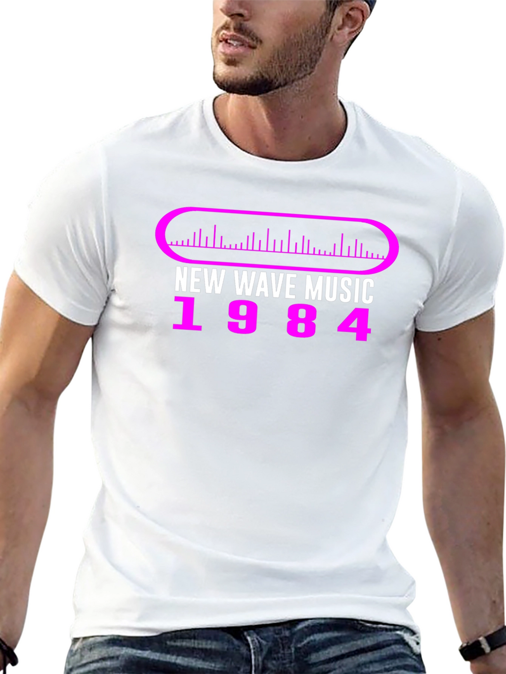 New Wave Music 1984 Graphic Tee