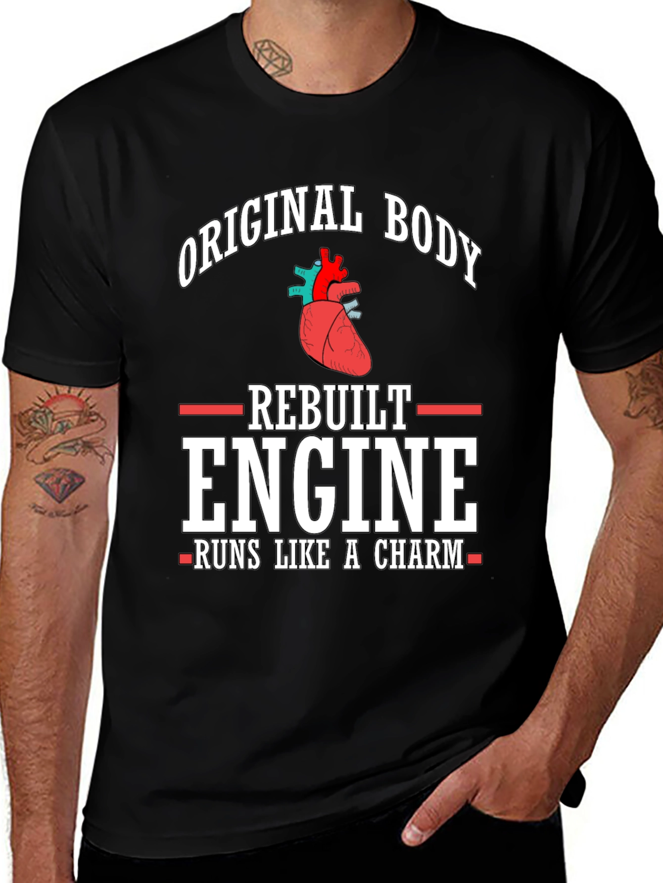 Original Body Rebuilt Engine T-Shirt
