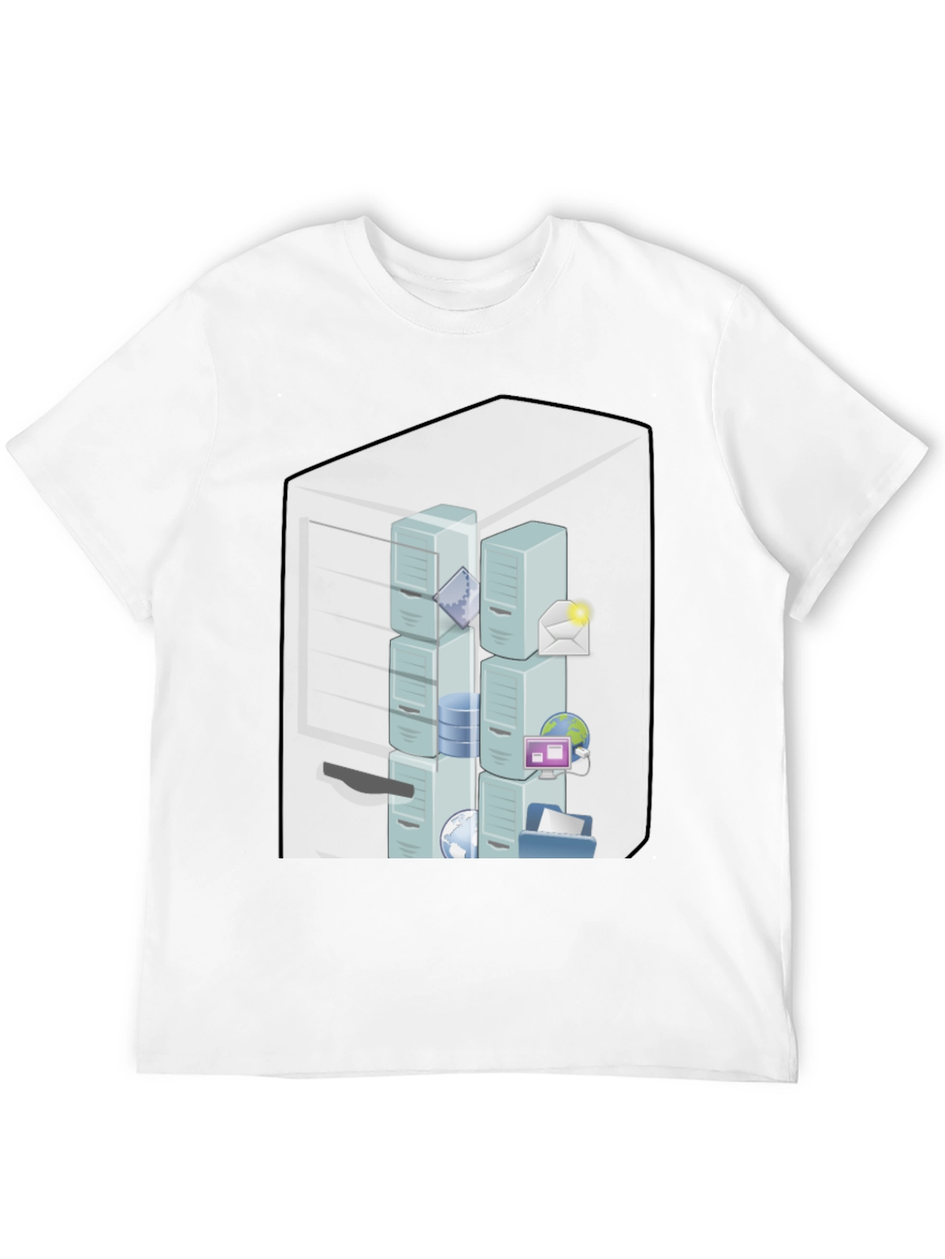 Server Rack T-Shirt - Network Admin Tee