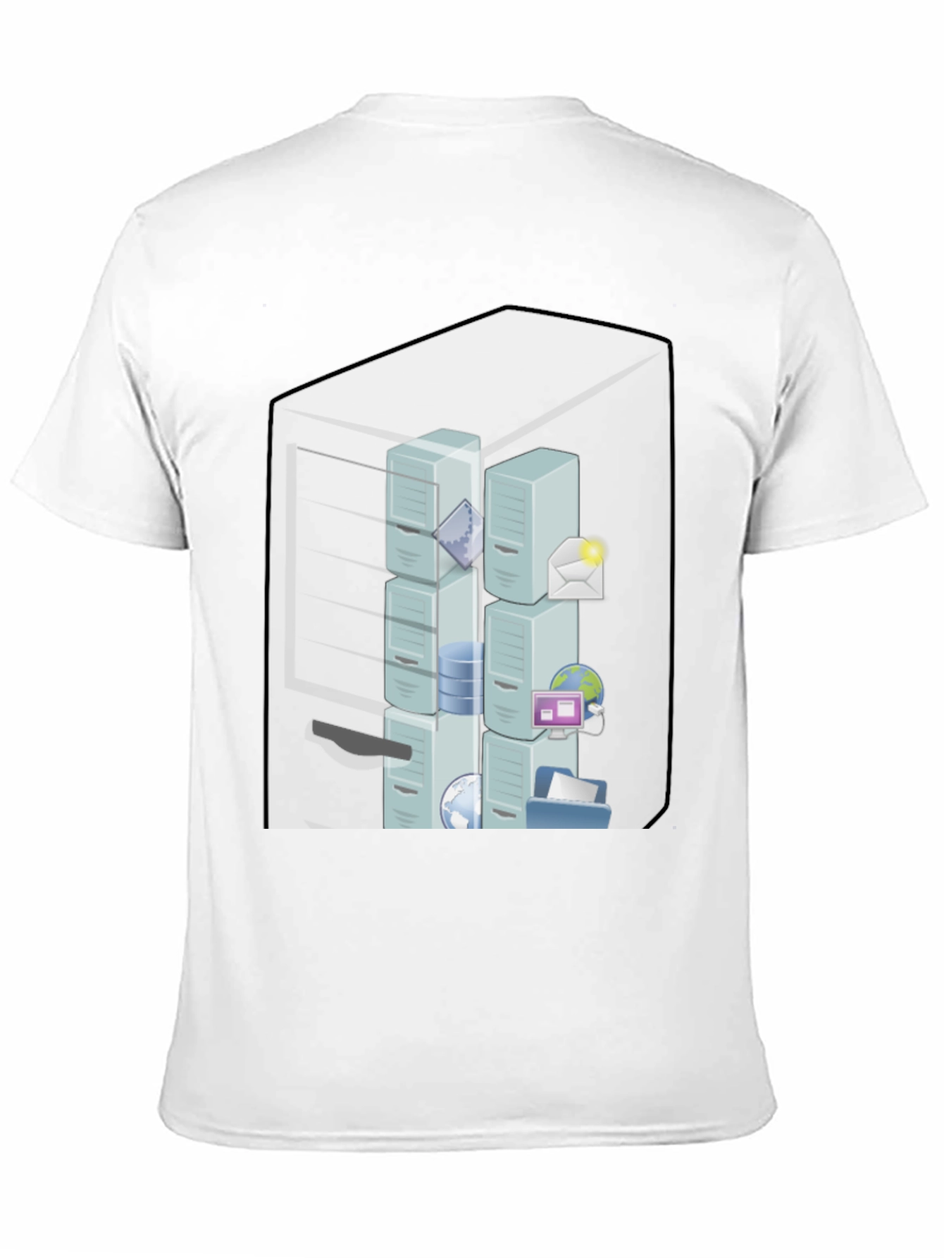 Server Rack T-Shirt - Network Admin Tee