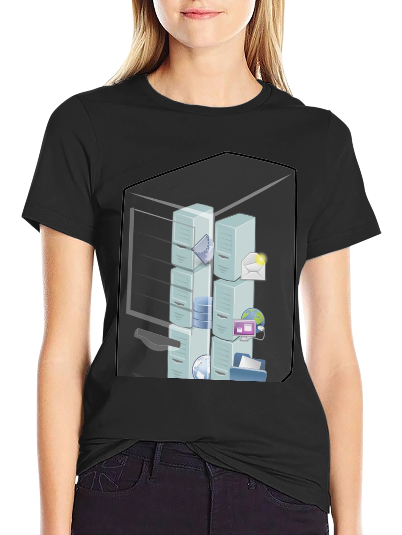 Server Rack T-Shirt - Network Admin Tee