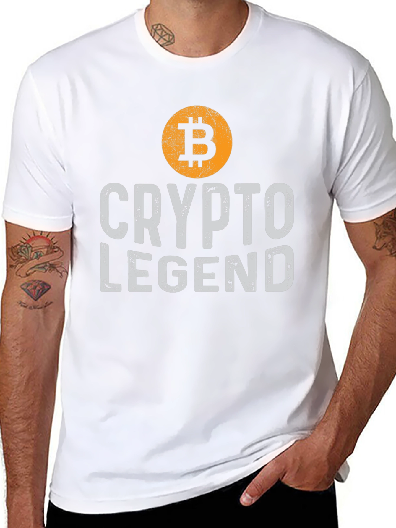 Crypto Legend T-Shirt - Bitcoin Design