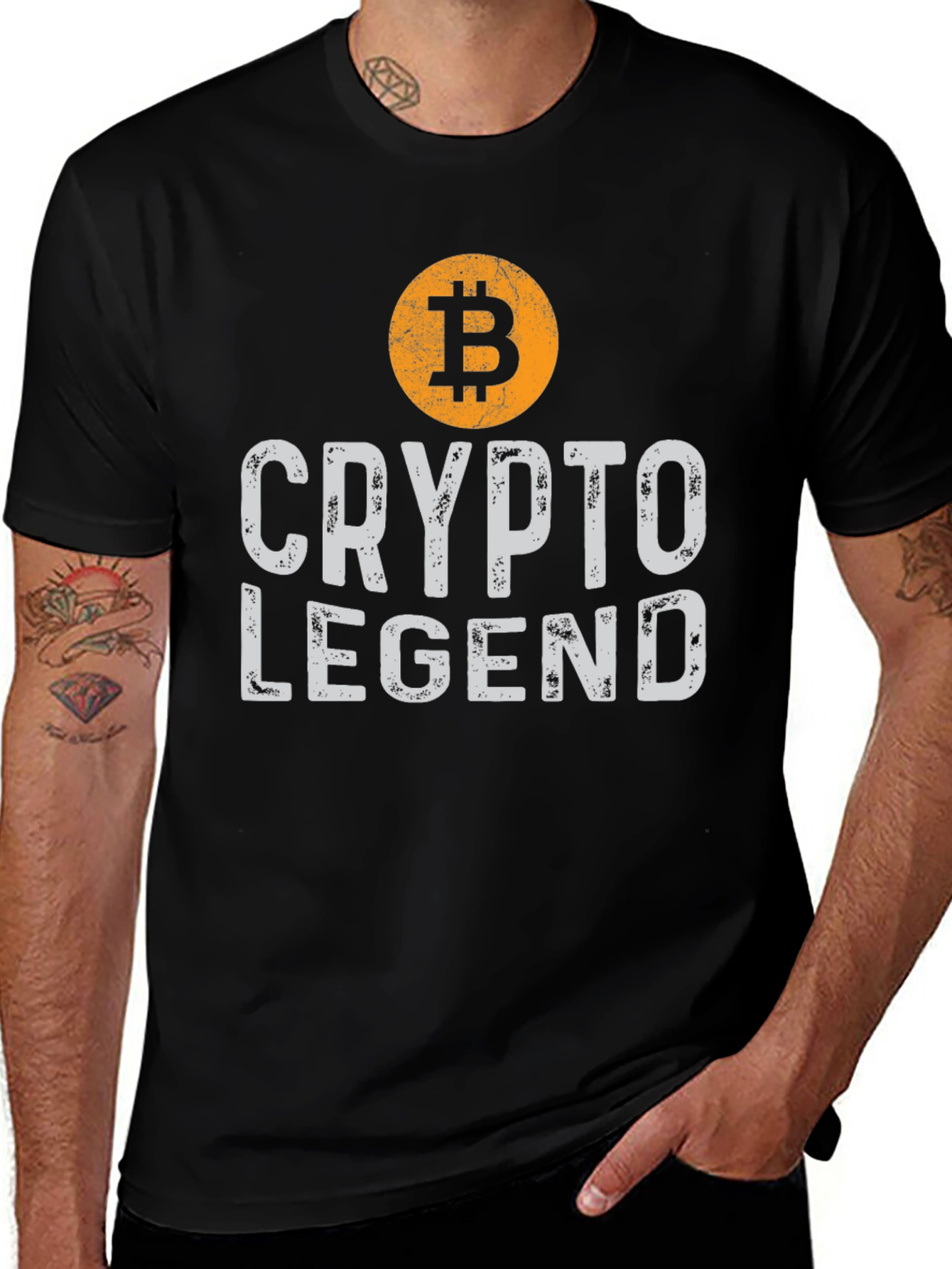 Crypto Legend T-Shirt - Bitcoin Design