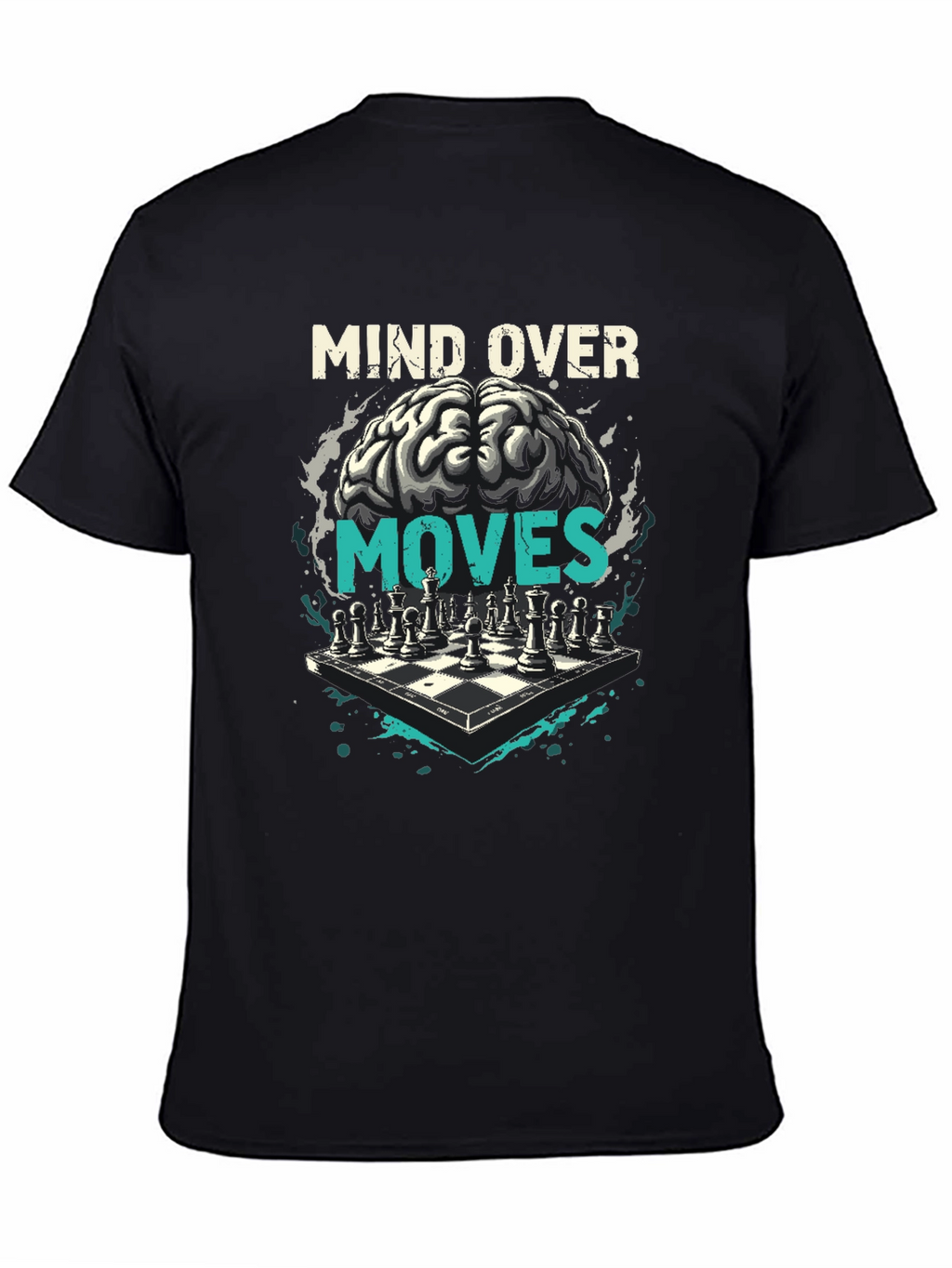 Mind Over Moves Chess Graphic T-Shirt