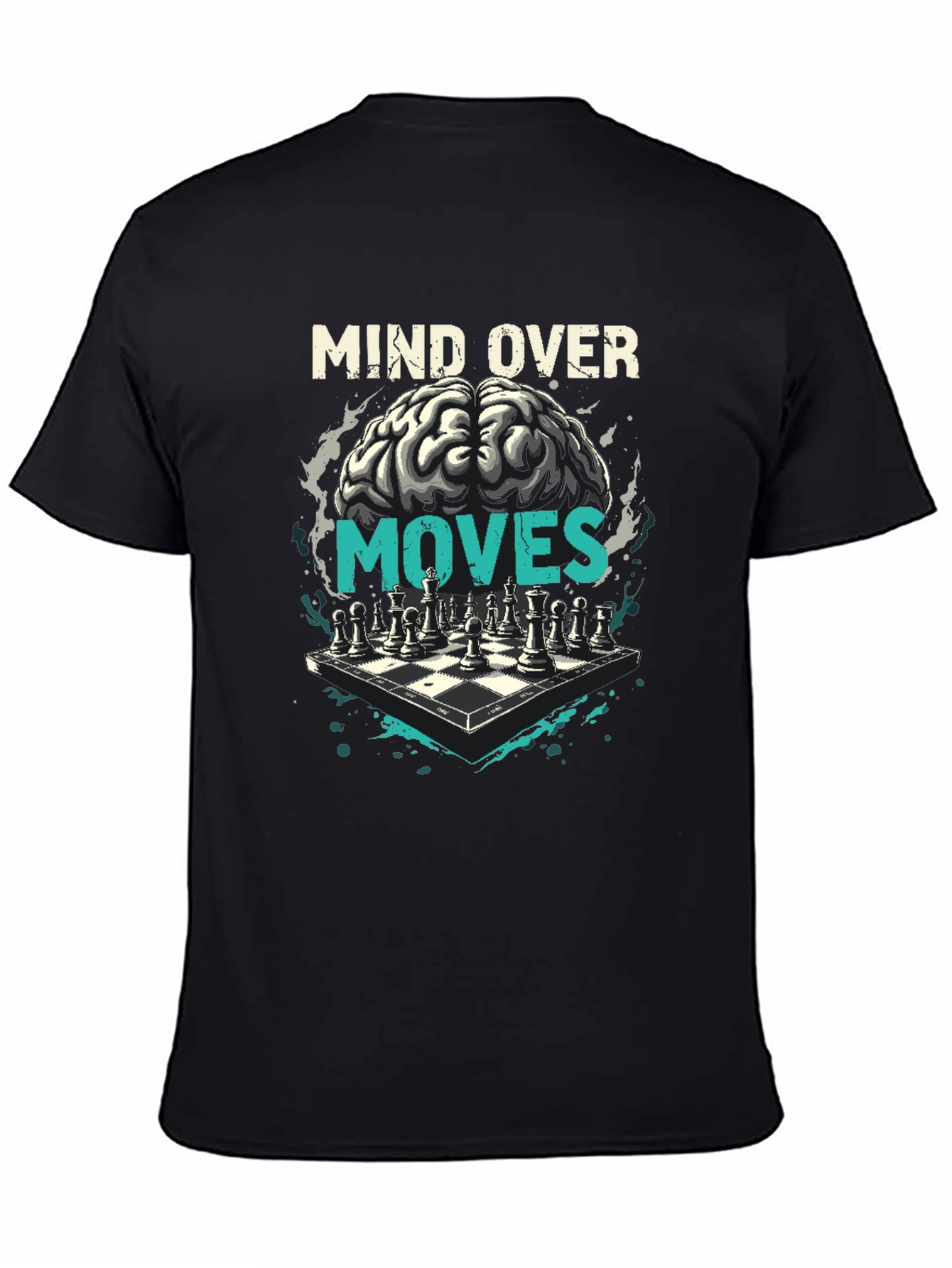 Mind Over Moves Chess Graphic T-Shirt