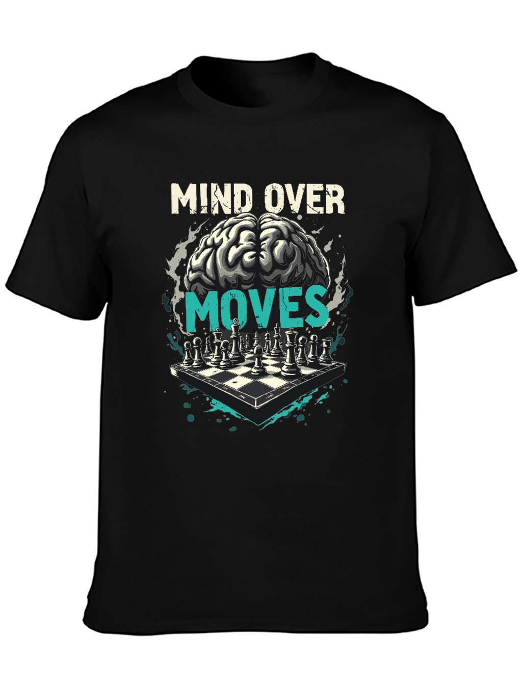 Mind Over Moves Chess Graphic T-Shirt