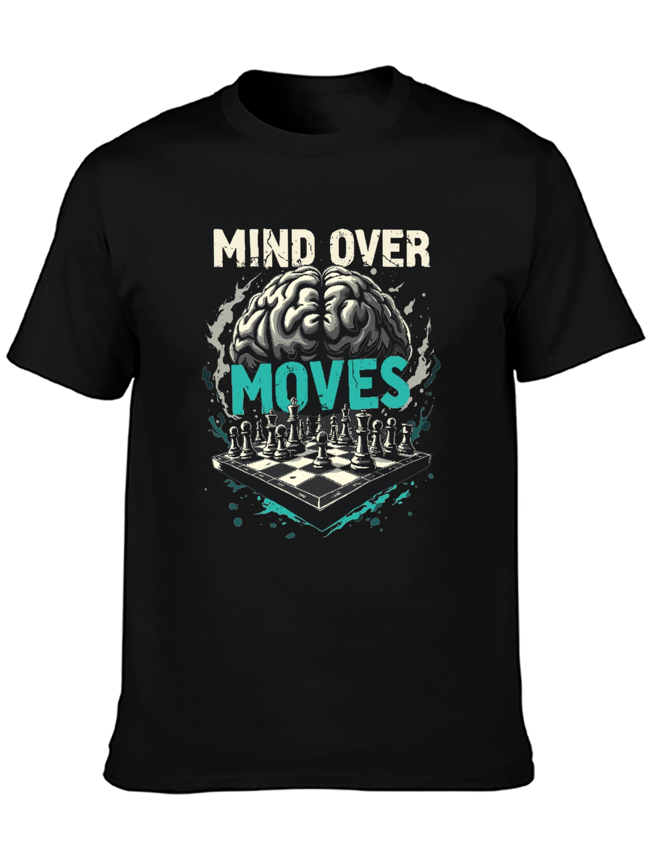 Mind Over Moves Chess Graphic T-Shirt