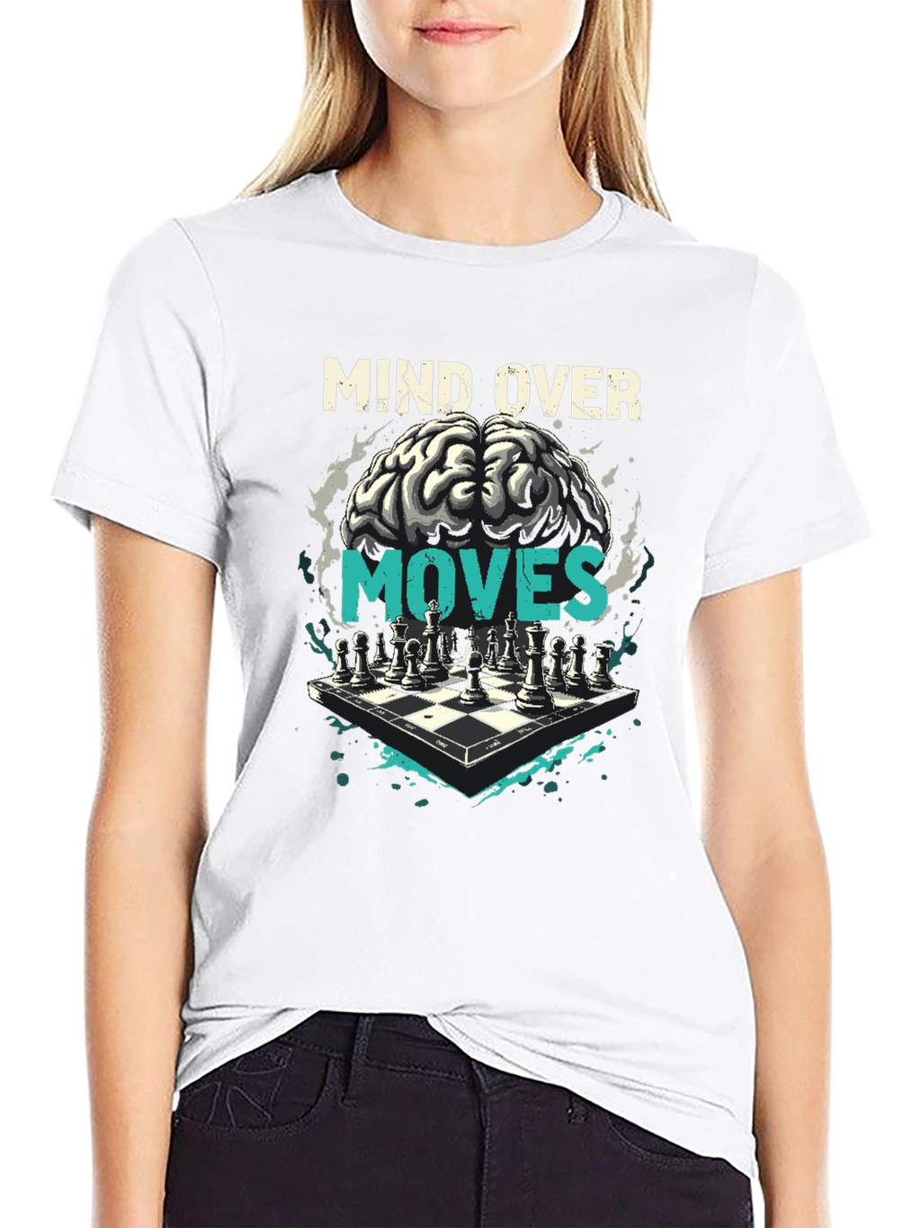 Mind Over Moves Chess Graphic T-Shirt