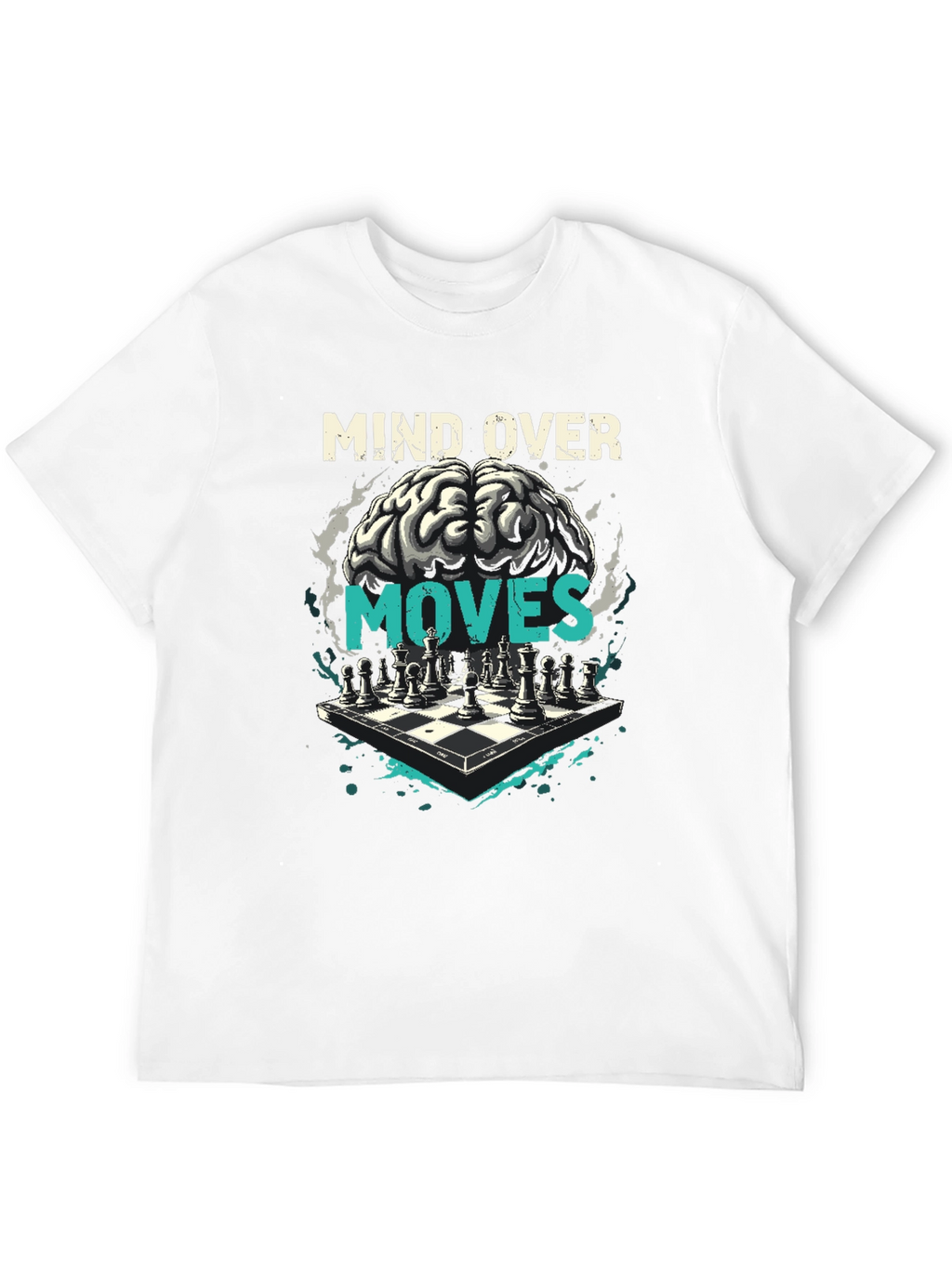 Mind Over Moves Chess Graphic T-Shirt