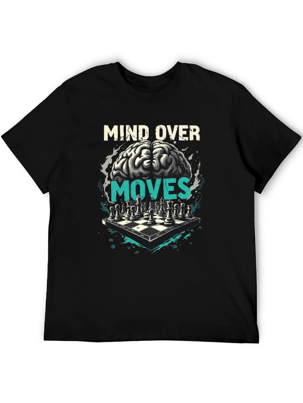 Mind Over Moves Chess Graphic T-Shirt
