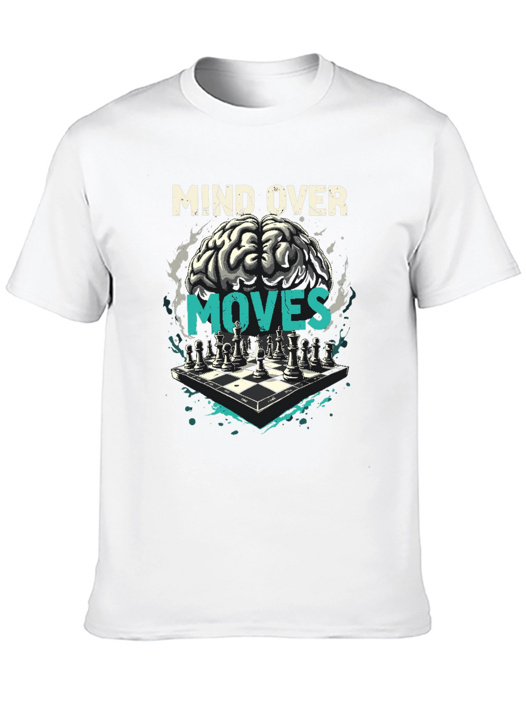 Mind Over Moves Chess Graphic T-Shirt