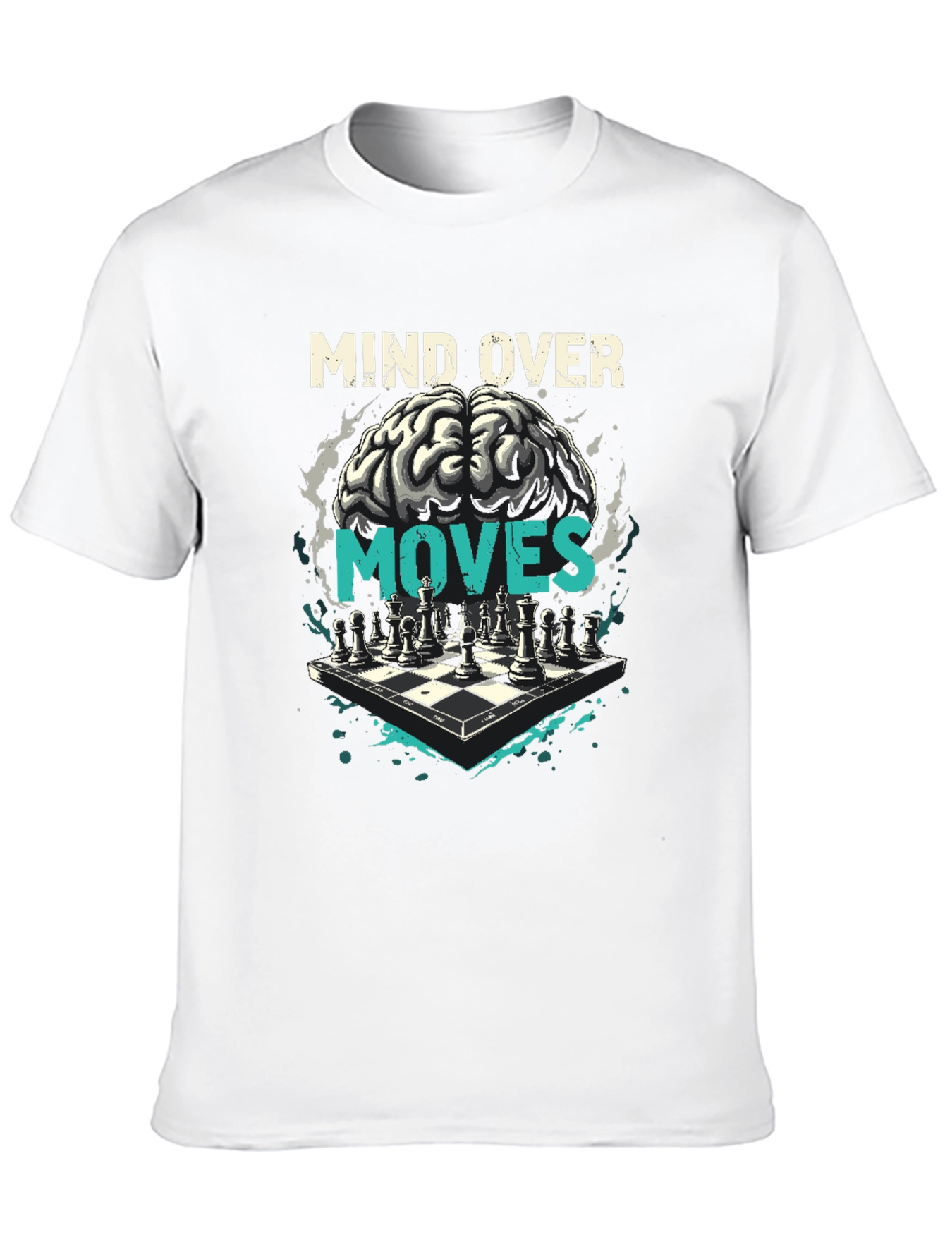 Mind Over Moves Chess Graphic T-Shirt