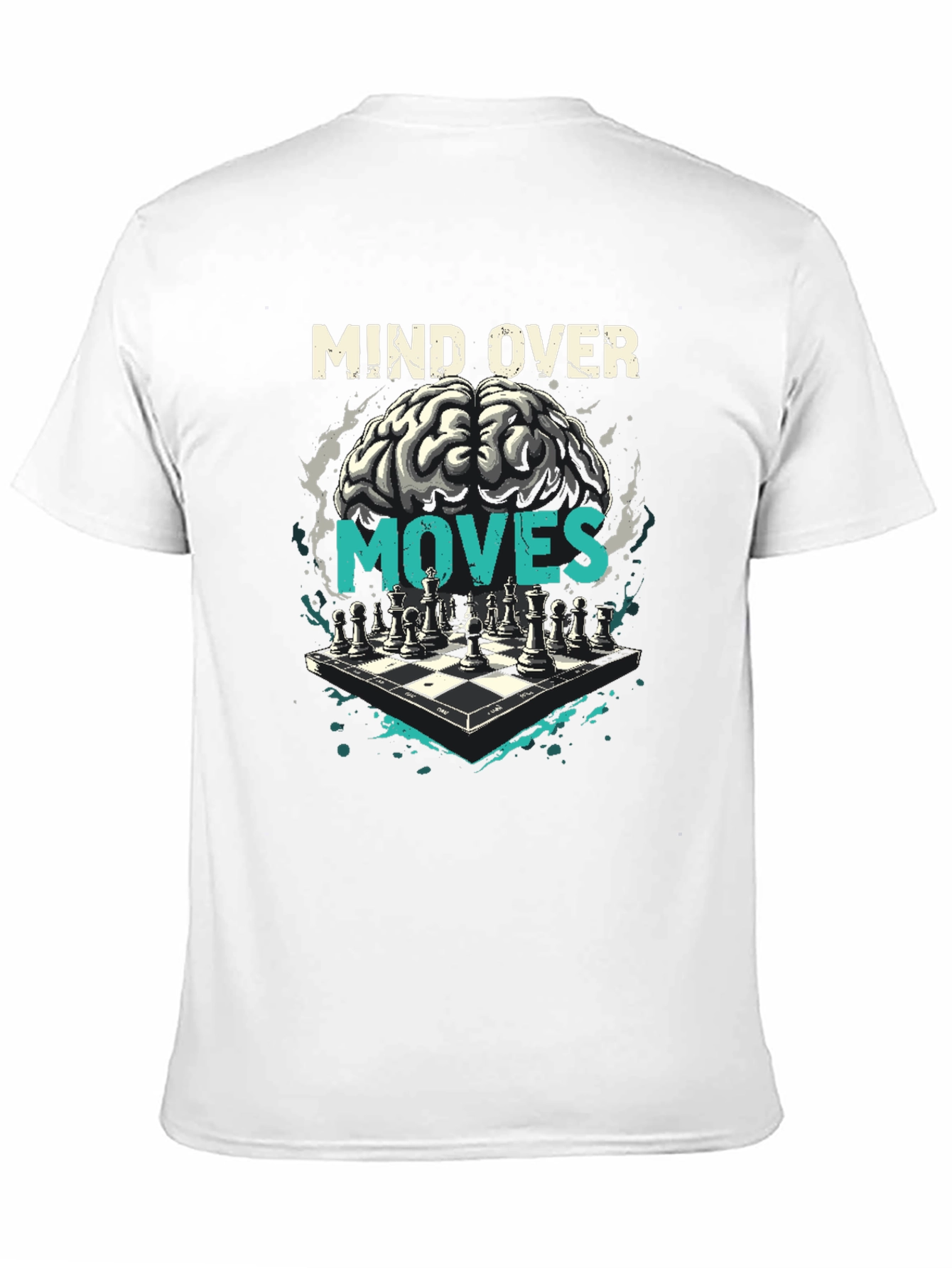 Mind Over Moves Chess Graphic T-Shirt