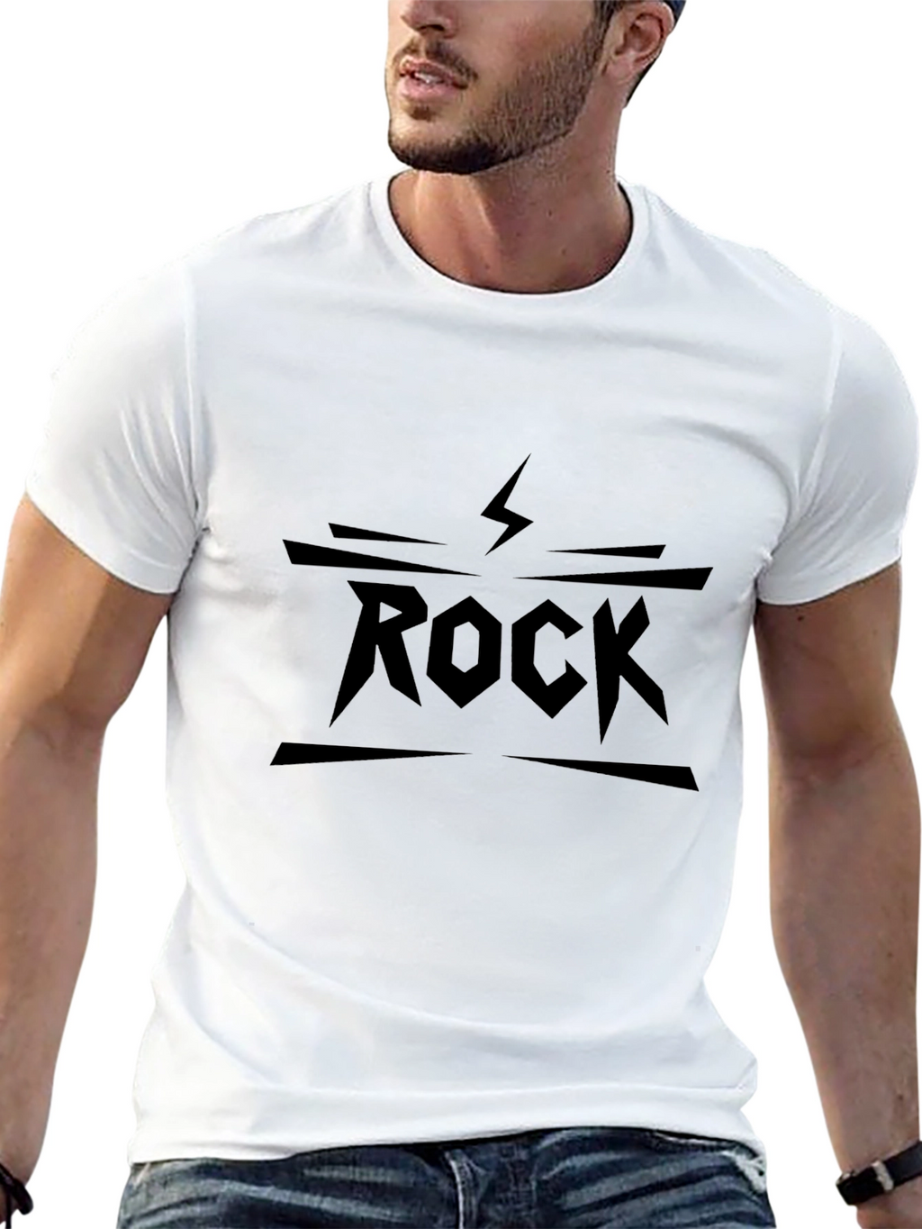 Rock Graphic Tee - Bold Design