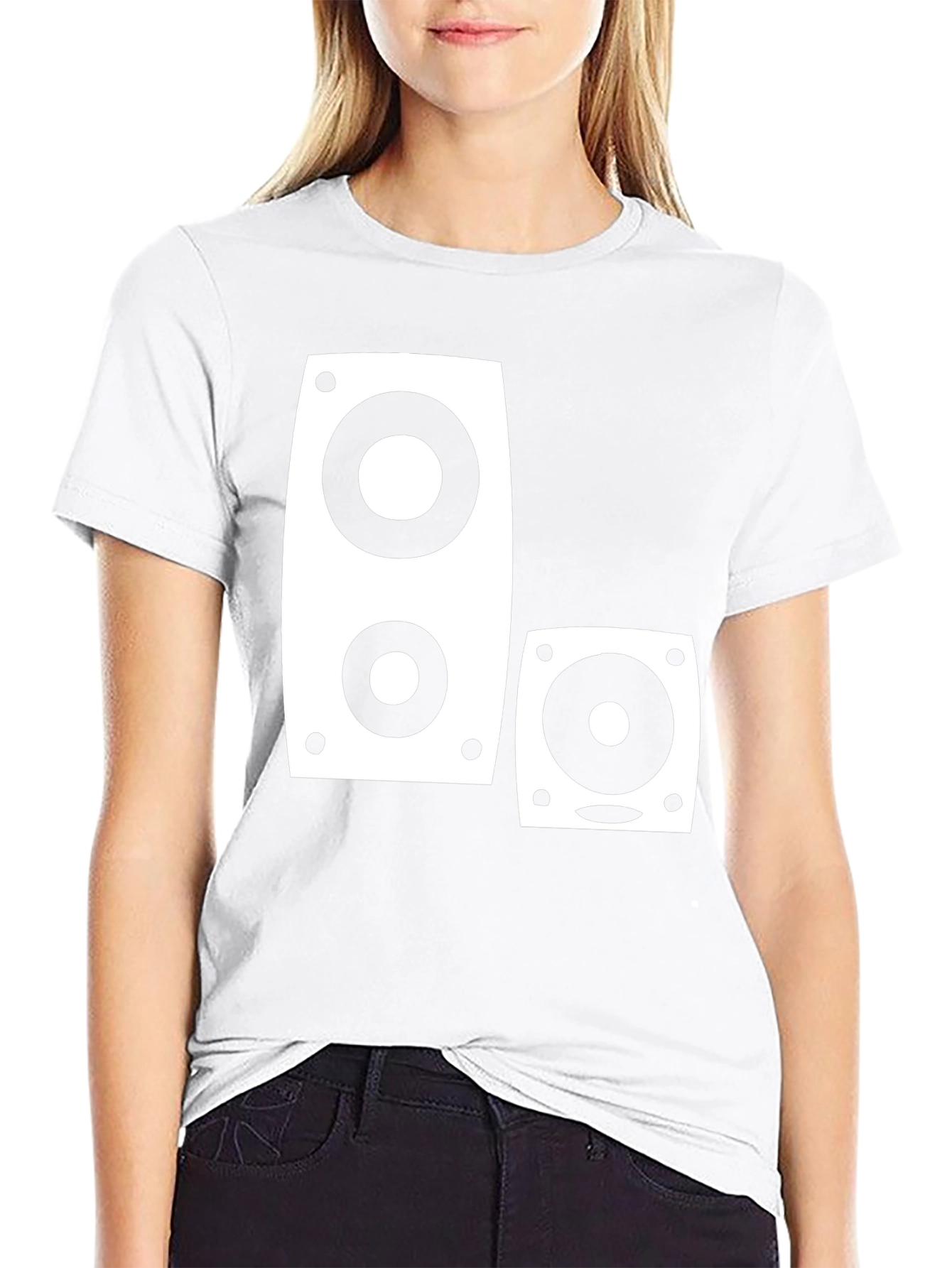 Speaker Graphic Black T-Shirt