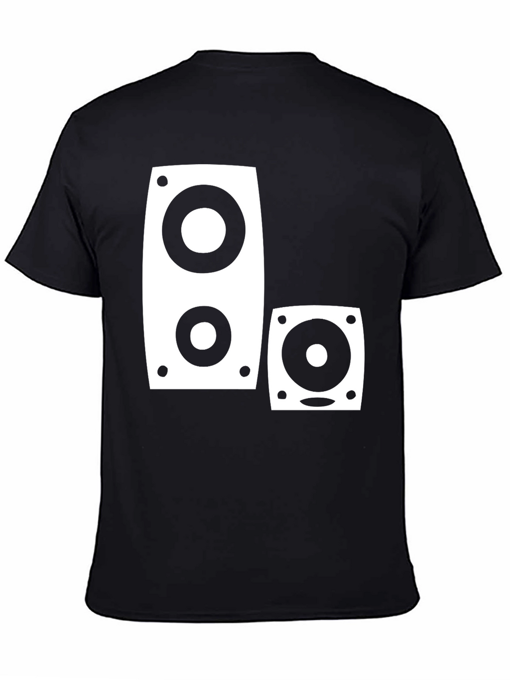 Speaker Graphic Black T-Shirt