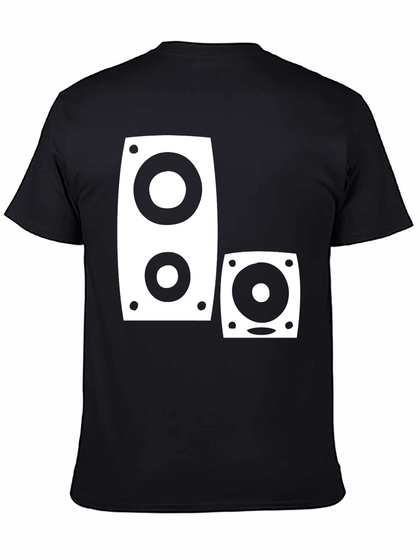 Speaker Graphic Black T-Shirt