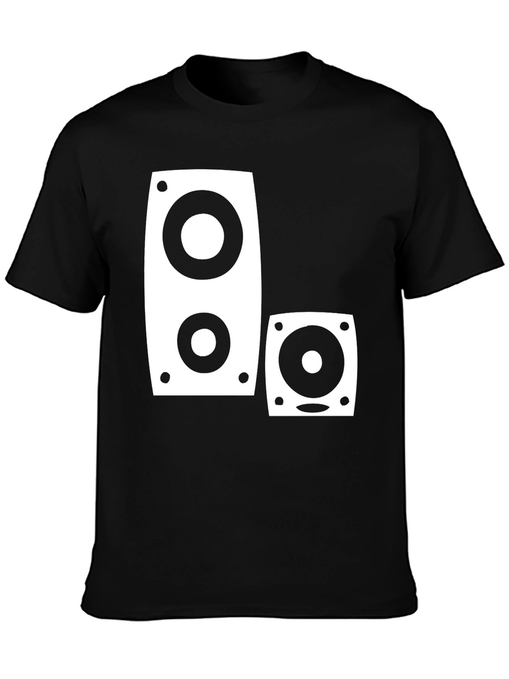 Speaker Graphic Black T-Shirt