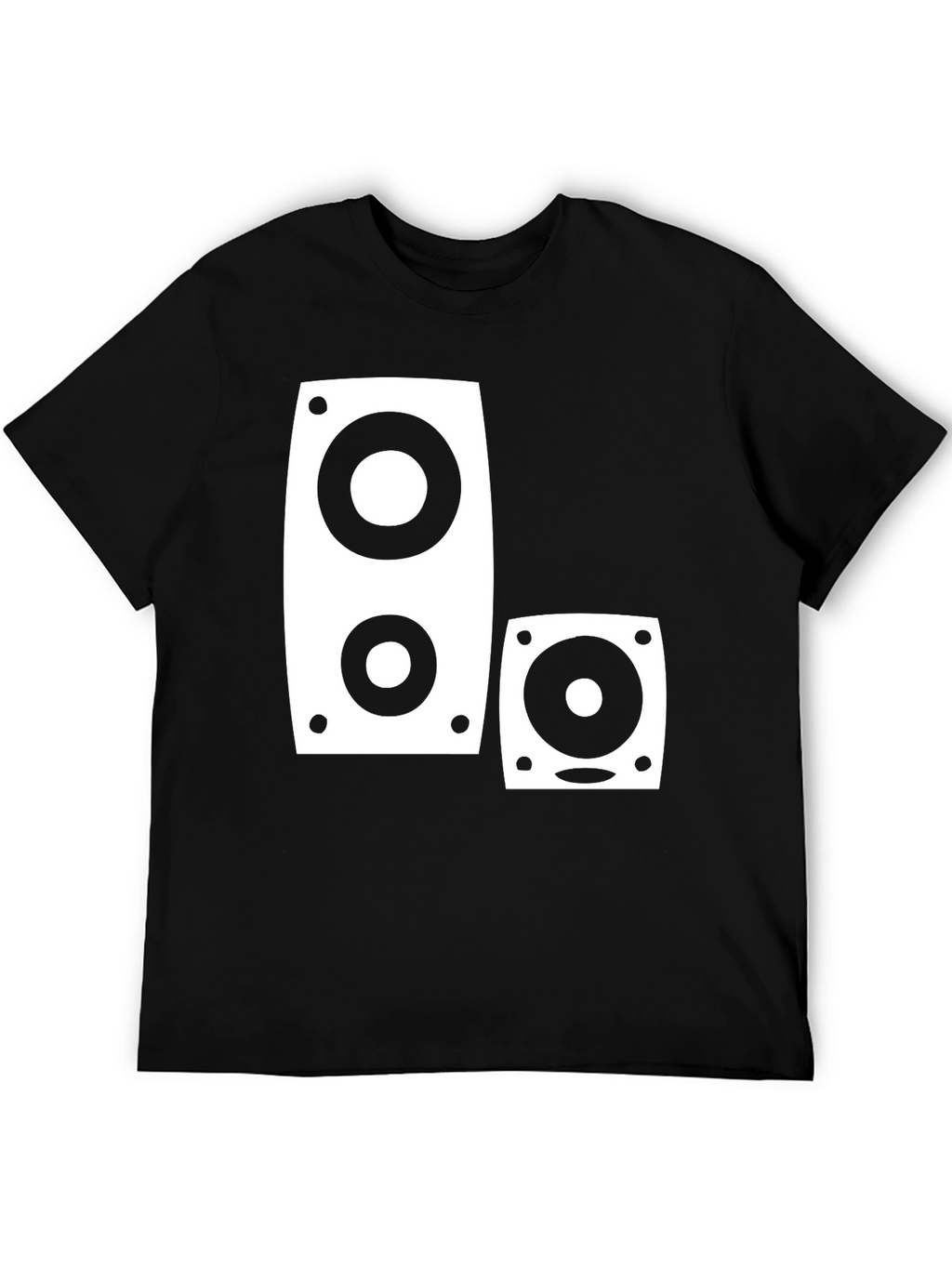 Speaker Graphic Black T-Shirt