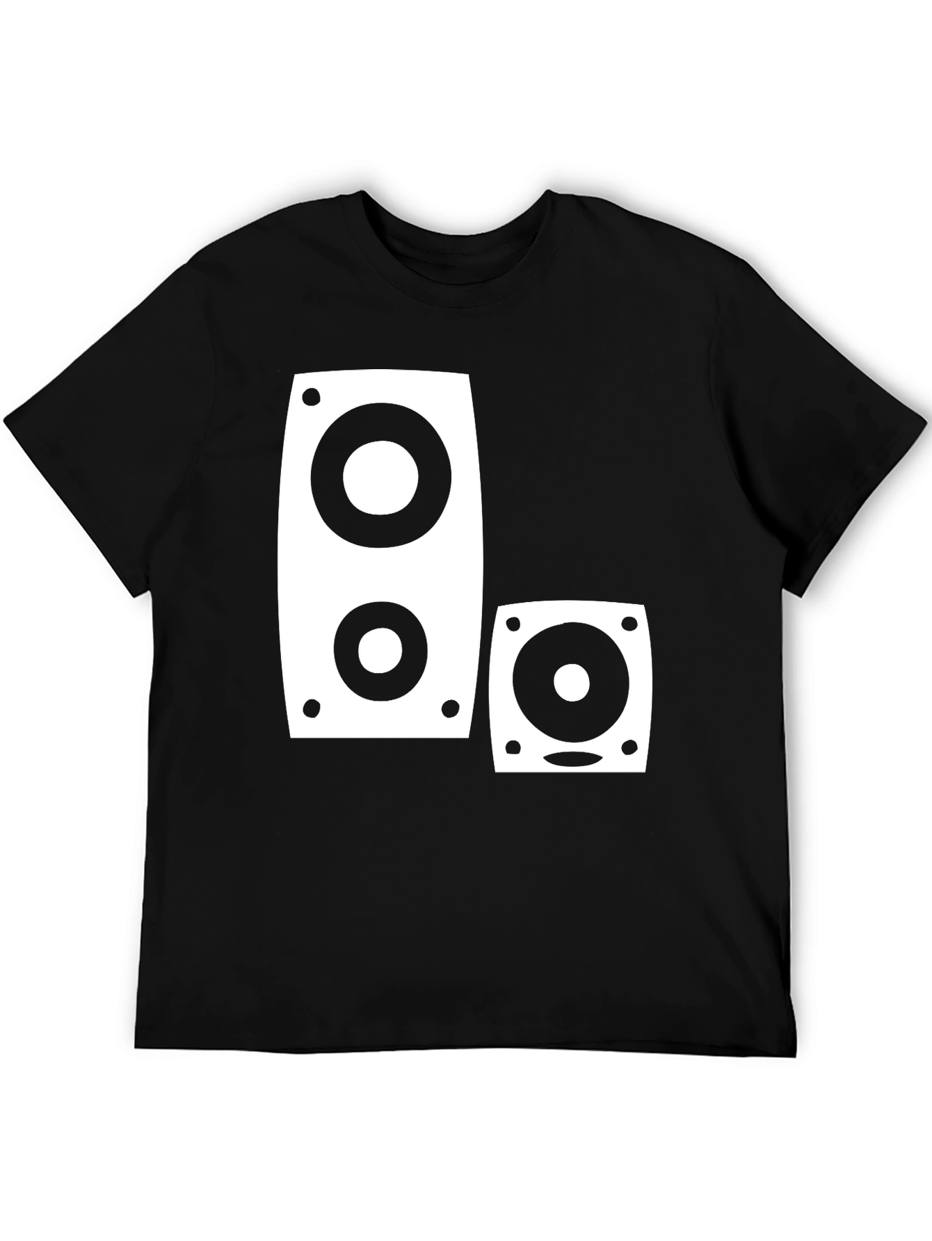 Speaker Graphic Black T-Shirt