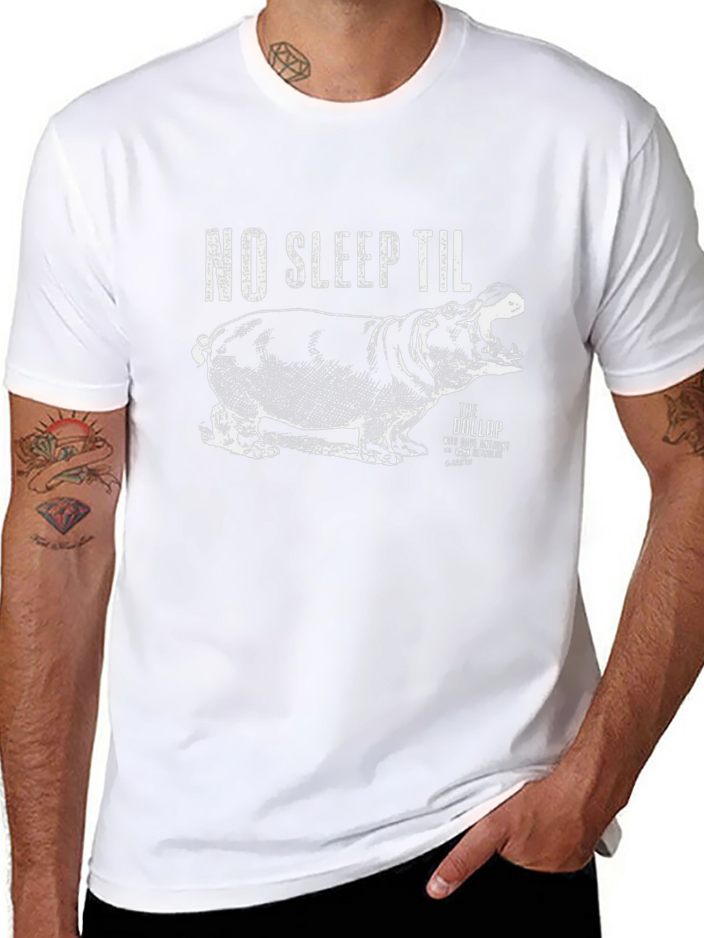 No Sleep Til Hippo Graphic Tee