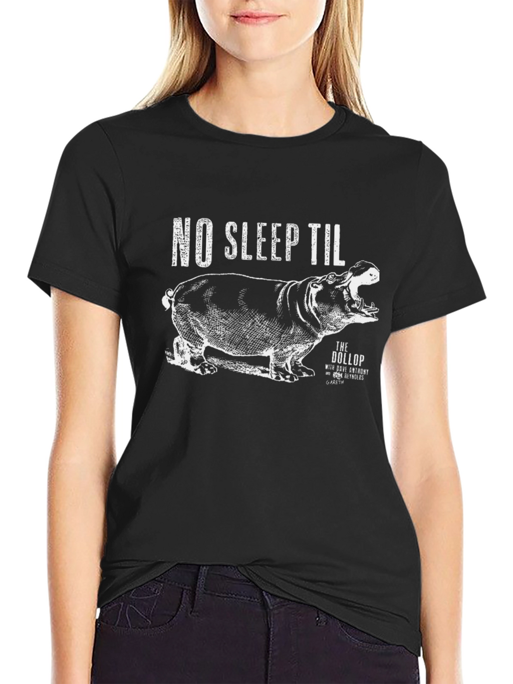No Sleep Til Hippo Graphic Tee