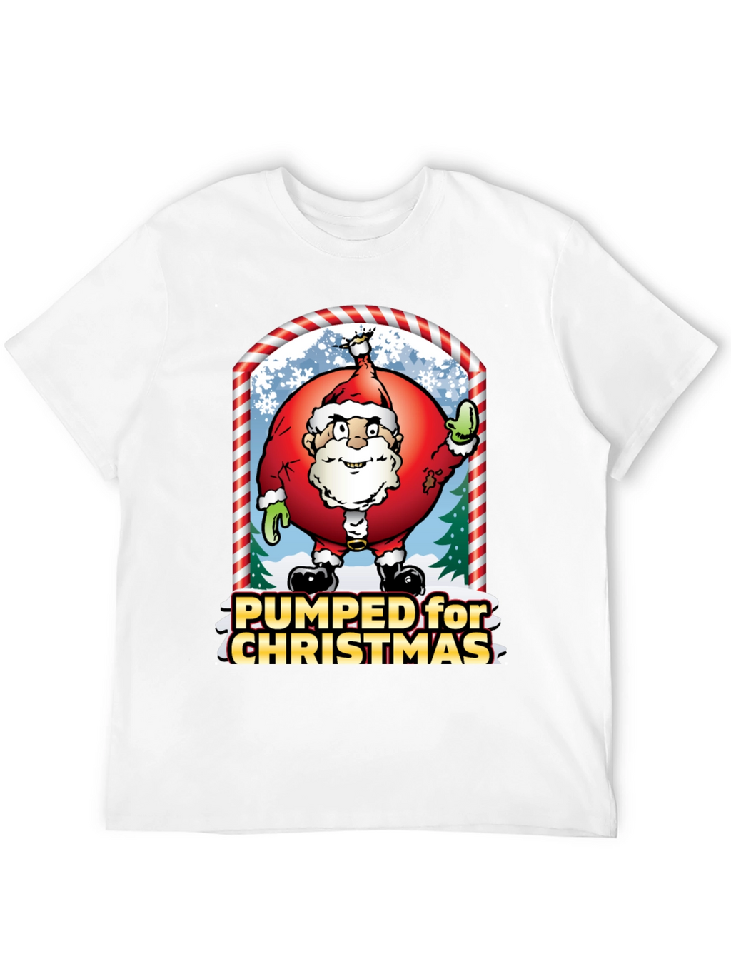 Pumped for Christmas Graphic Tee