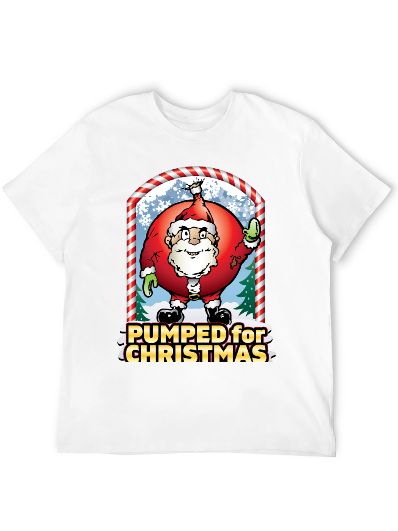 Pumped for Christmas Graphic Tee