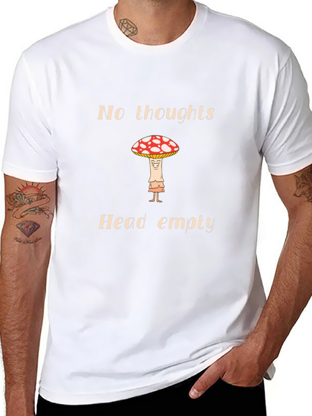 No Thoughts Head Empty Mushroom T-Shirt