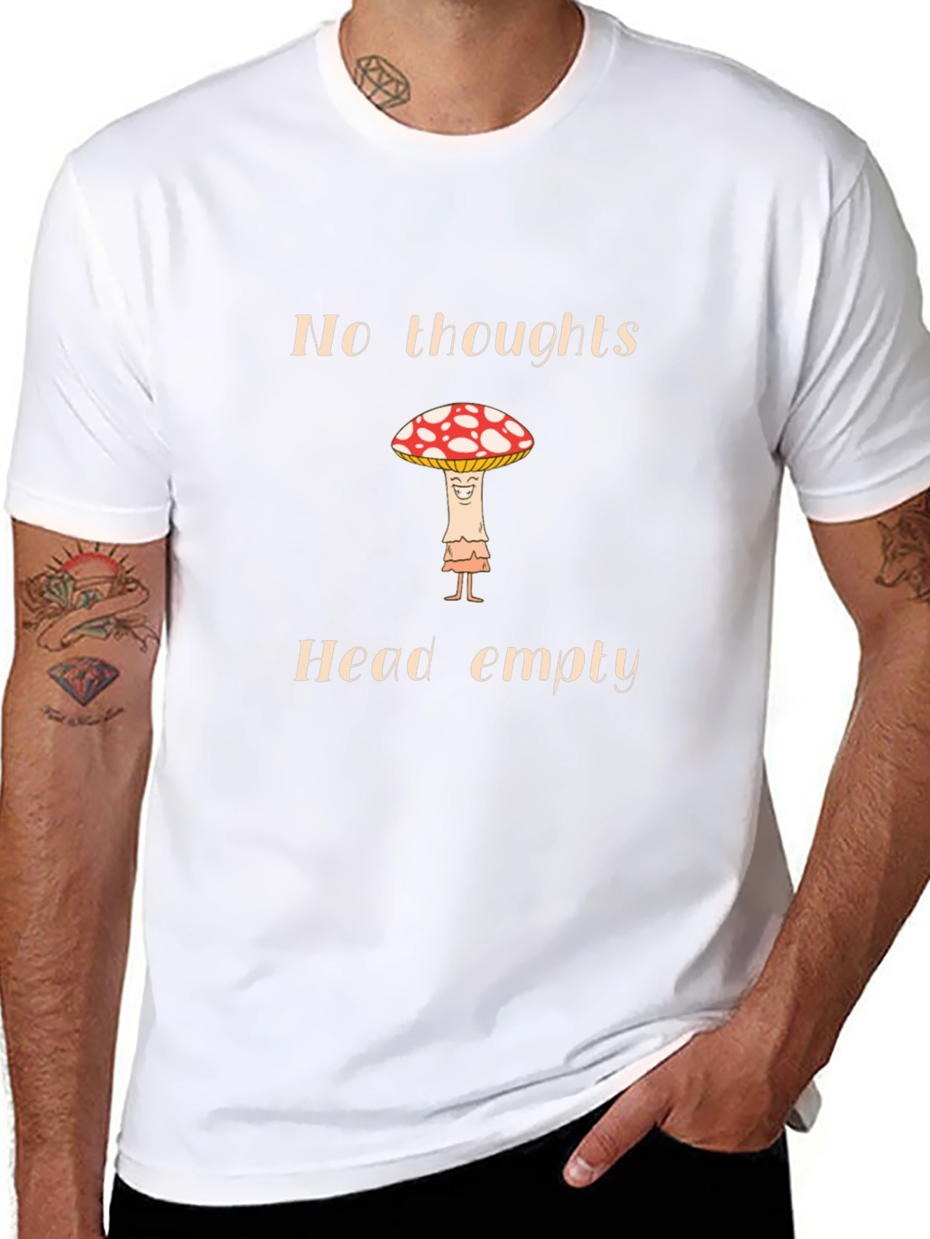 No Thoughts Head Empty Mushroom T-Shirt