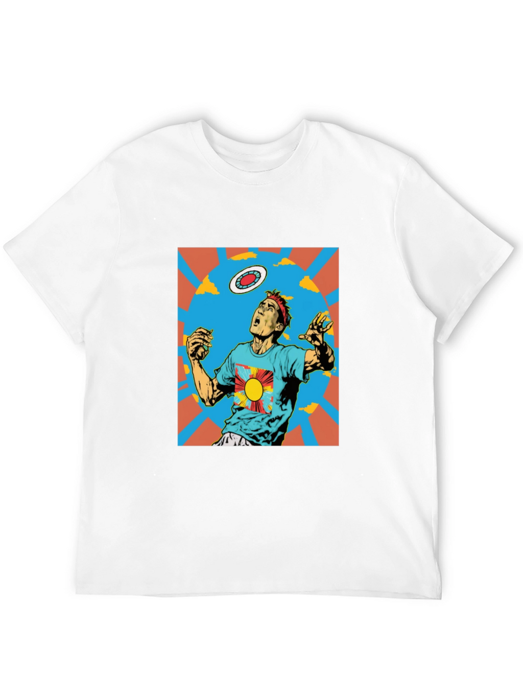 Retro Ultimate Frisbee Graphic T-Shirt