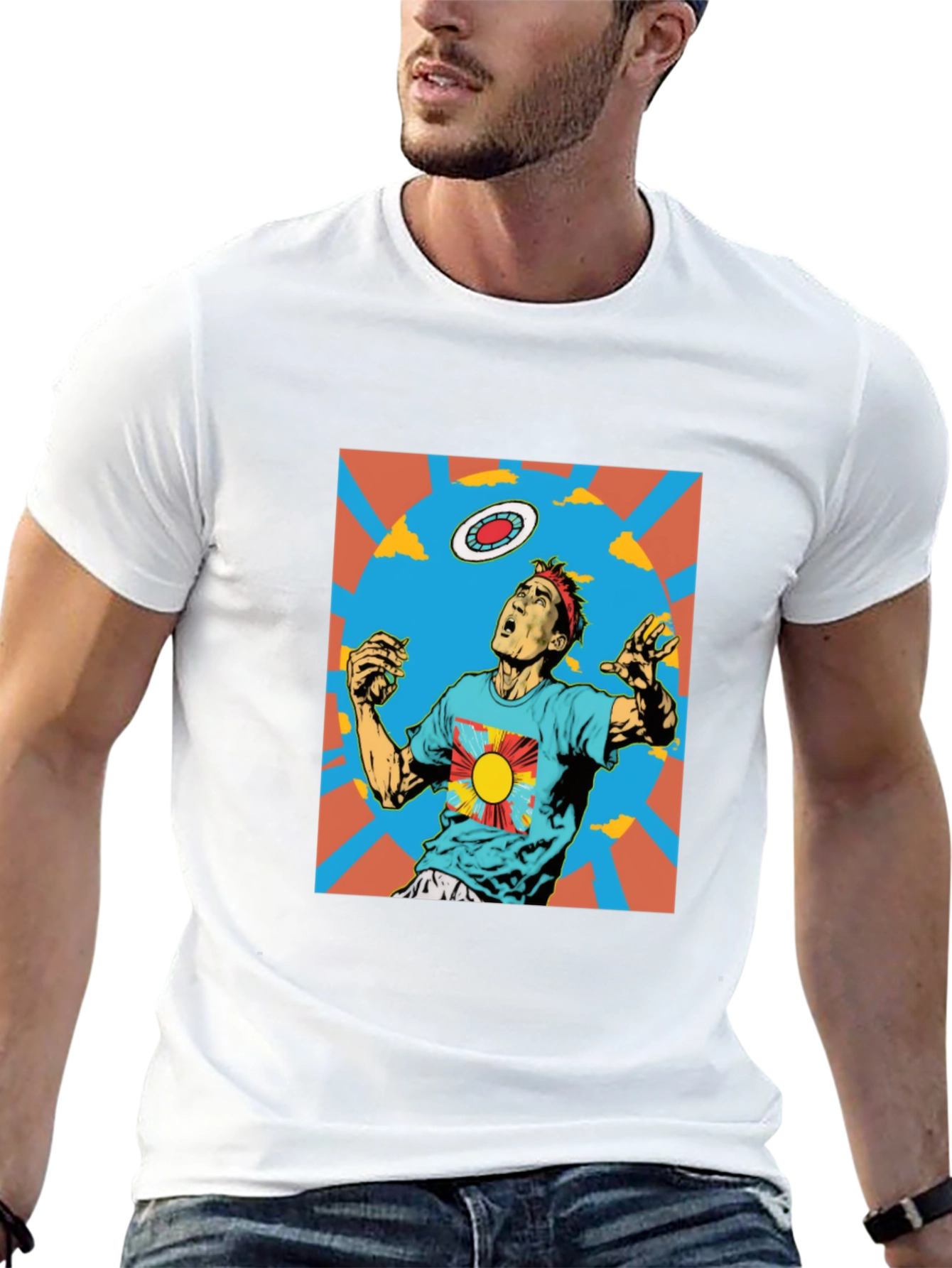 Retro Ultimate Frisbee Graphic T-Shirt