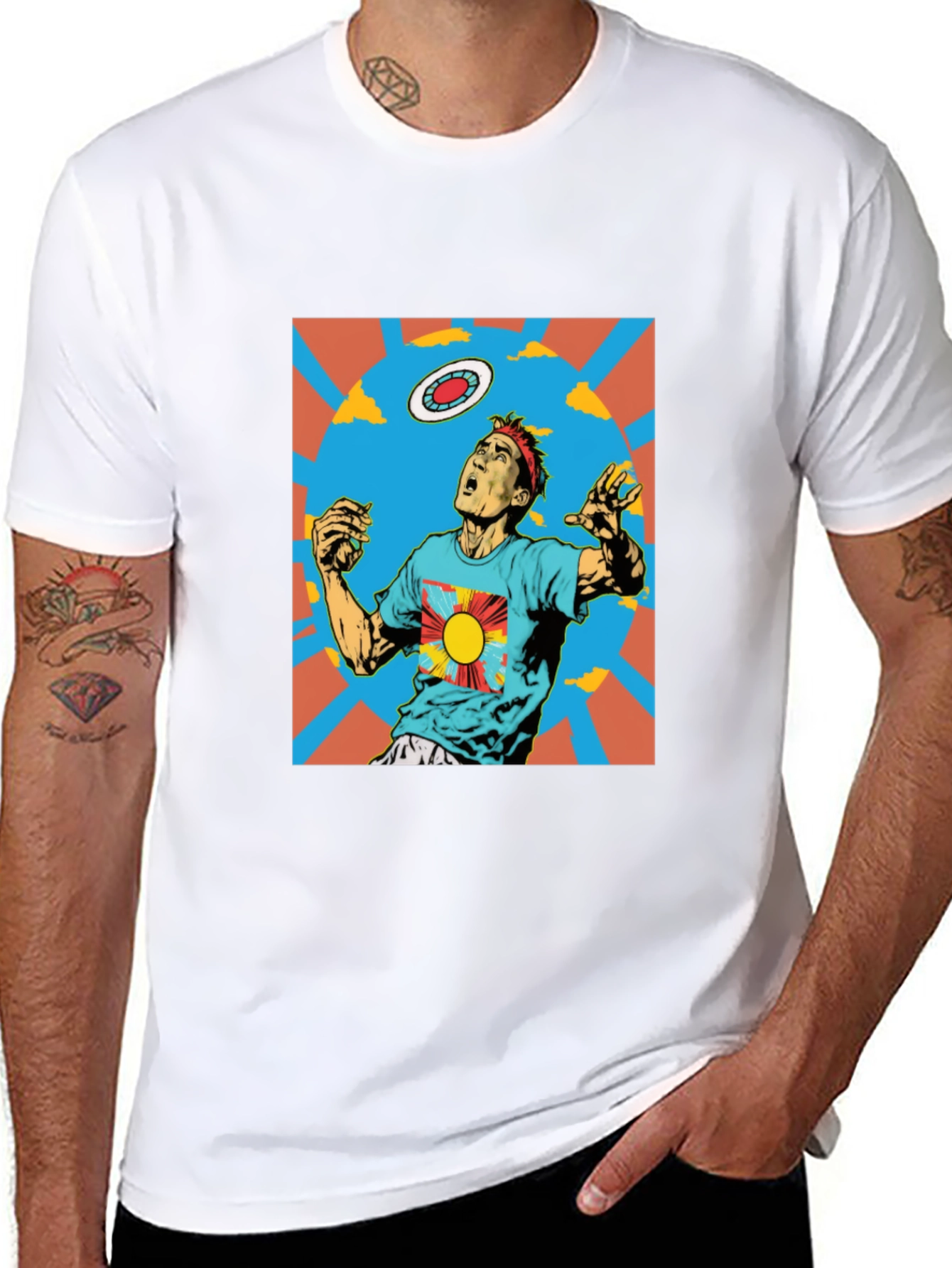 Retro Ultimate Frisbee Graphic T-Shirt