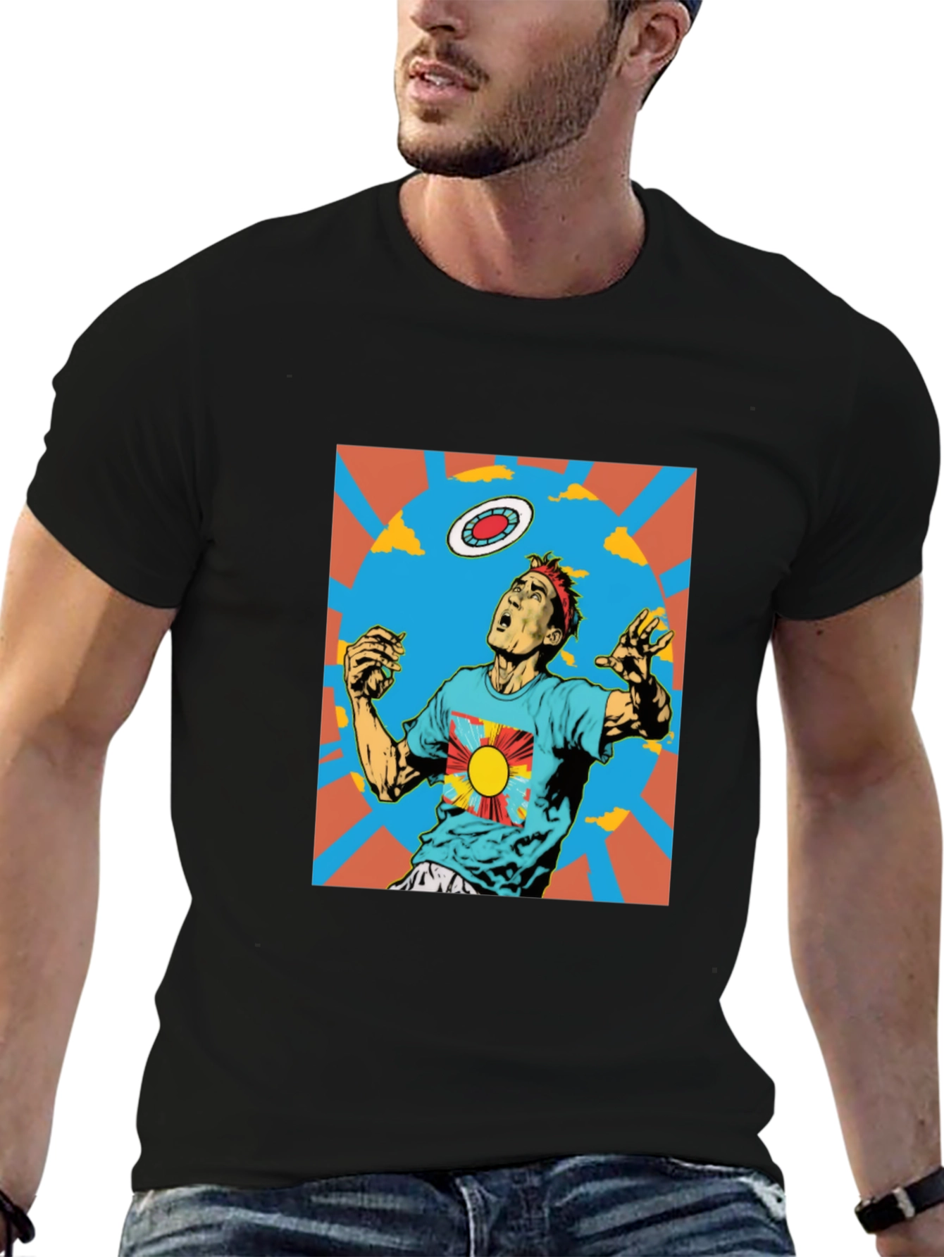 Retro Ultimate Frisbee Graphic T-Shirt