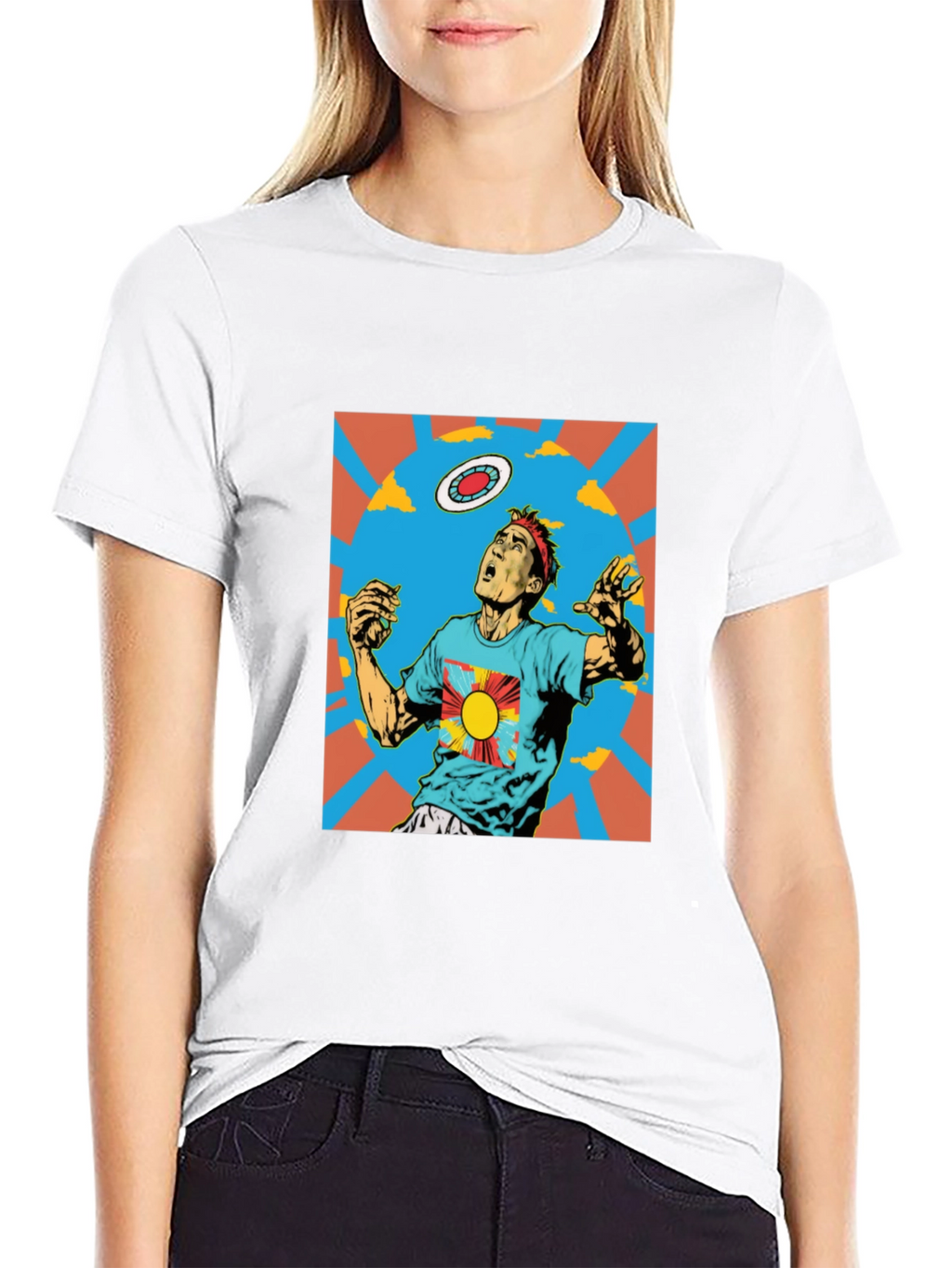 Retro Ultimate Frisbee Graphic T-Shirt