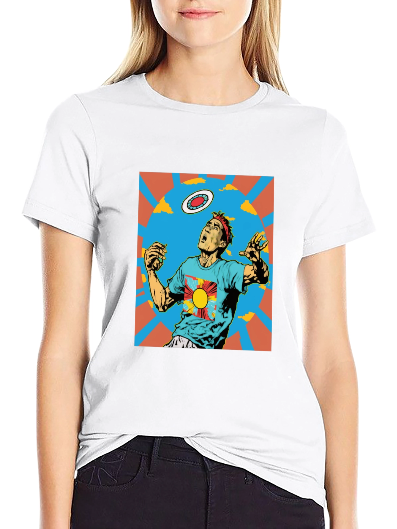 Retro Ultimate Frisbee Graphic T-Shirt