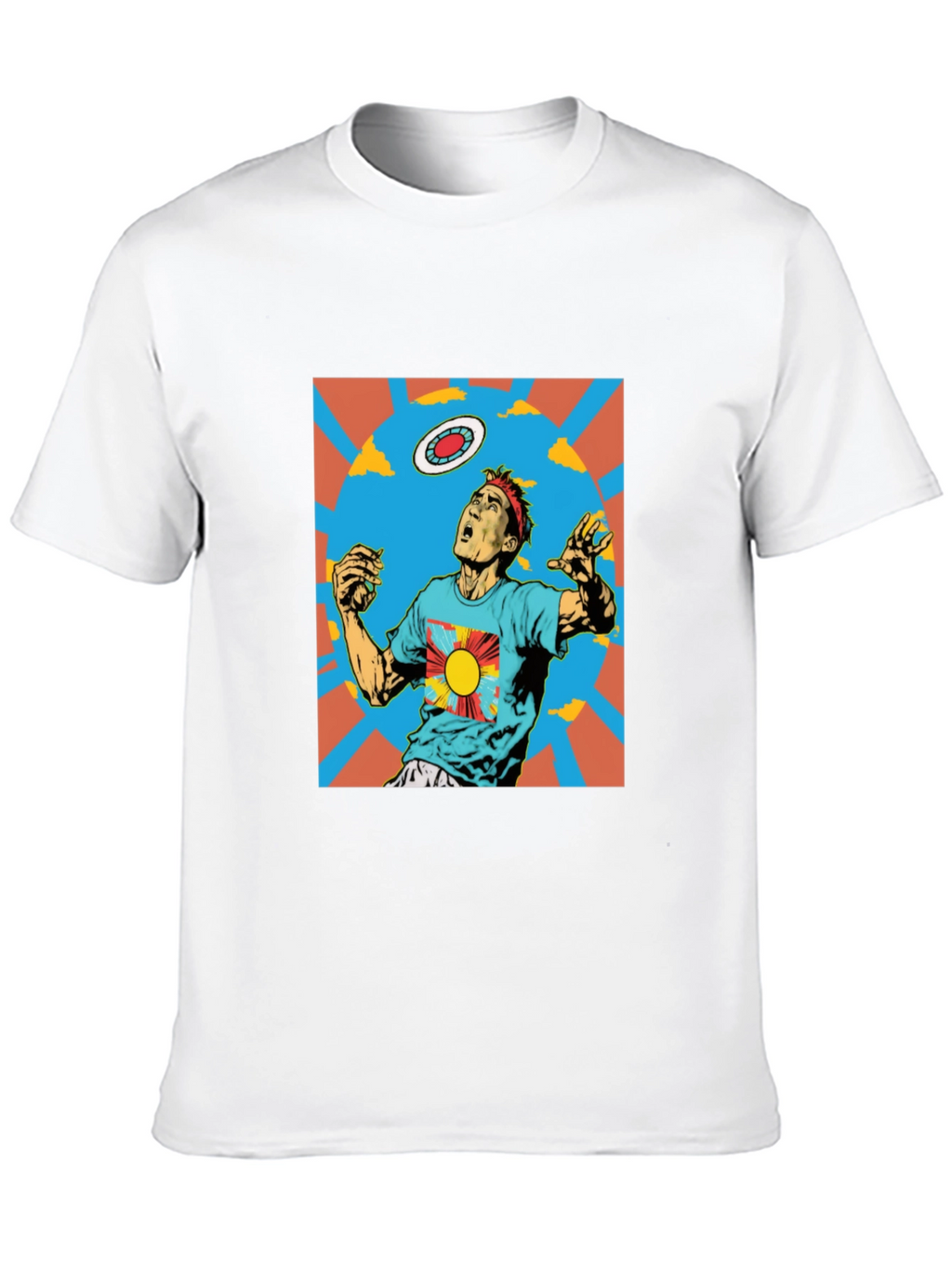Retro Ultimate Frisbee Graphic T-Shirt