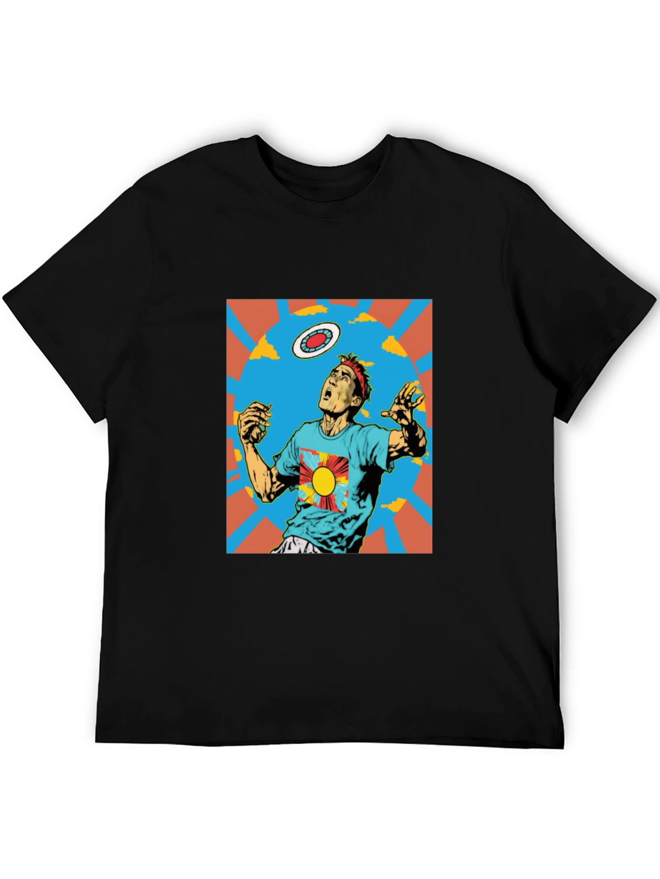 Retro Ultimate Frisbee Graphic T-Shirt