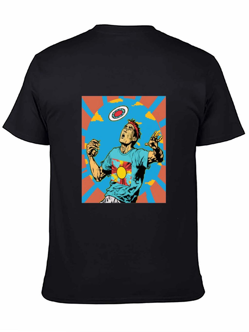 Retro Ultimate Frisbee Graphic T-Shirt