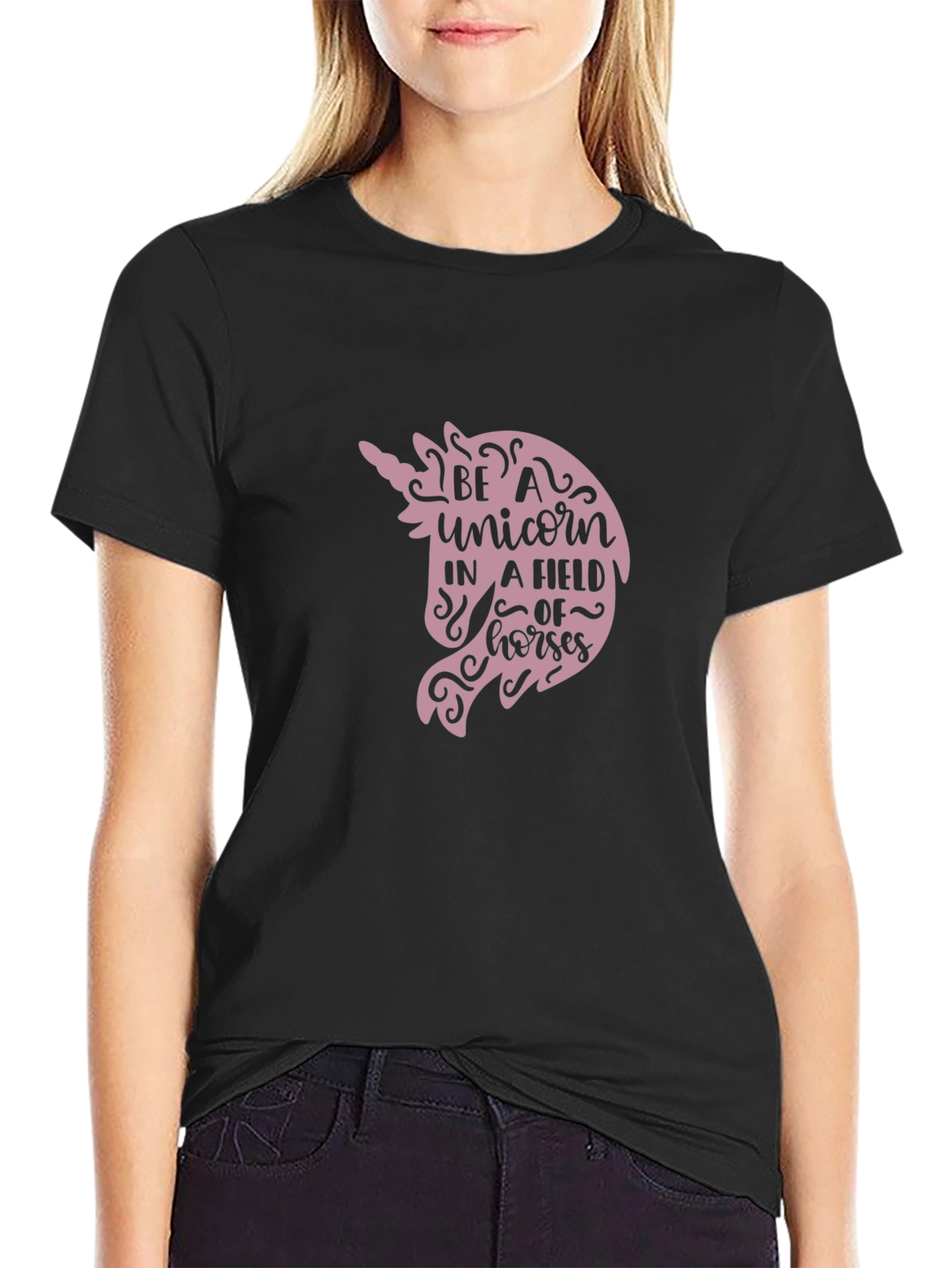 Be A Unicorn T-Shirt - Unique Graphic Tee
