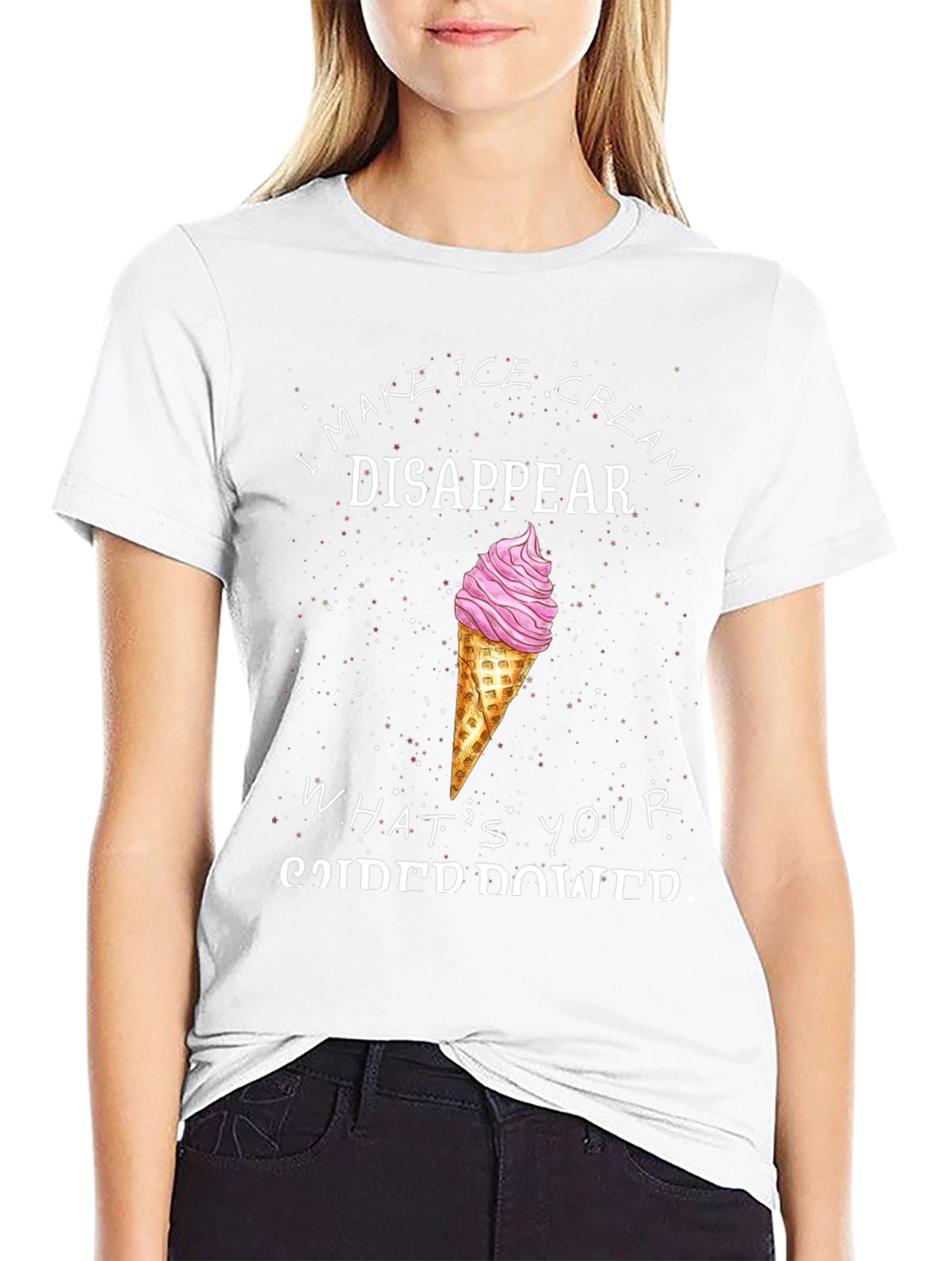 I Make Ice Cream Disappear Funny T-Shirt