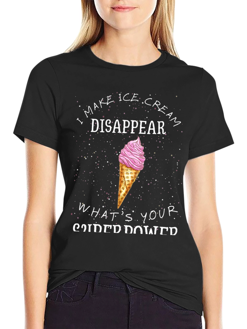 I Make Ice Cream Disappear Funny T-Shirt