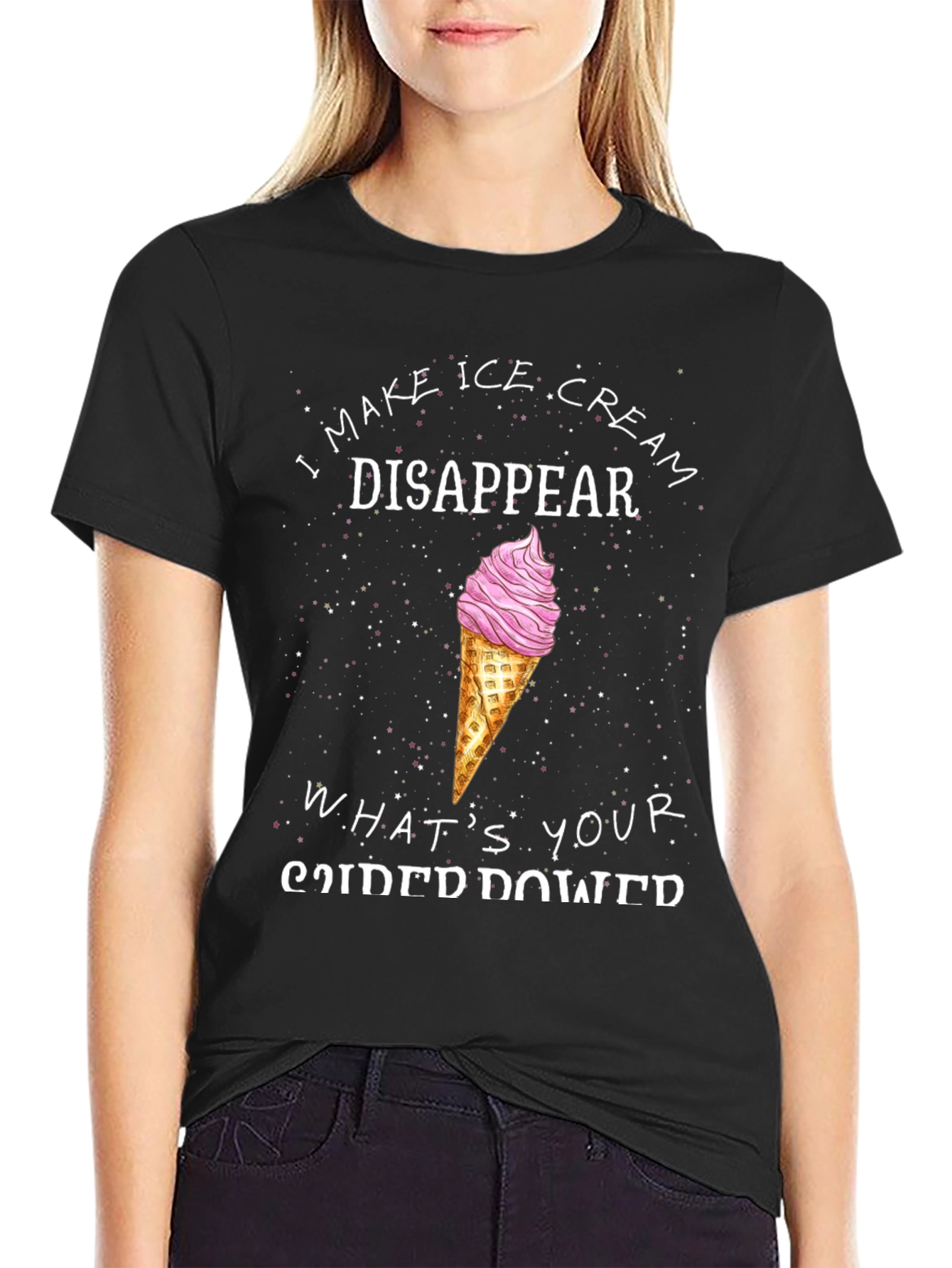 I Make Ice Cream Disappear Funny T-Shirt