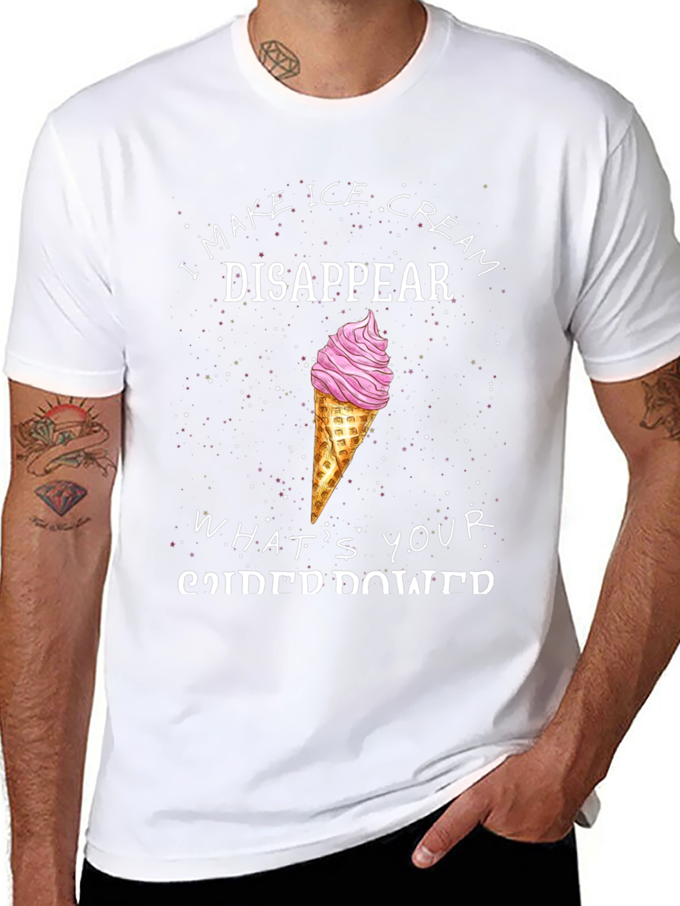 I Make Ice Cream Disappear Funny T-Shirt