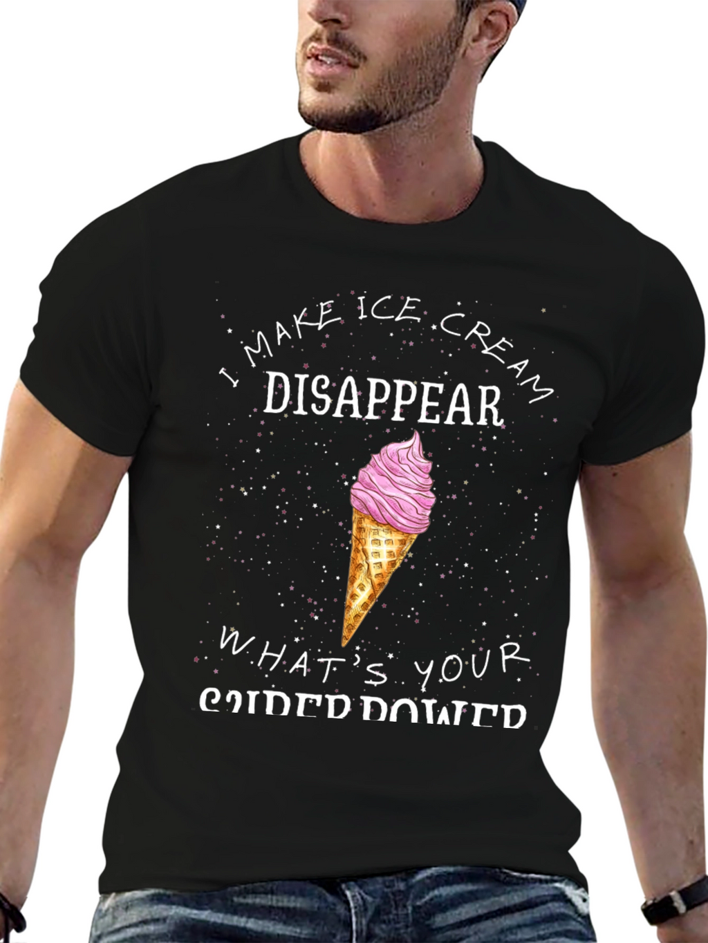 I Make Ice Cream Disappear Funny T-Shirt