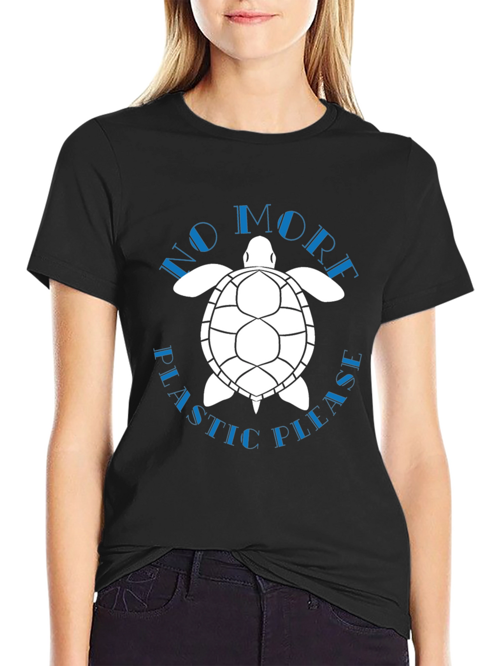 Eco-Friendly Turtle Graphic T-Shirt